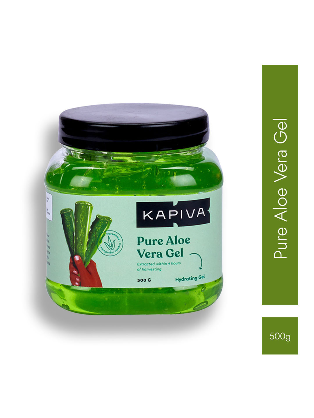 Kapiva Pure Aloe Vera Hydrating Gel for Face & Hair - 500 g