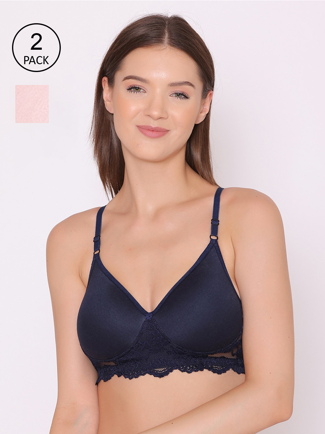 ABELINO Women Pink Bra