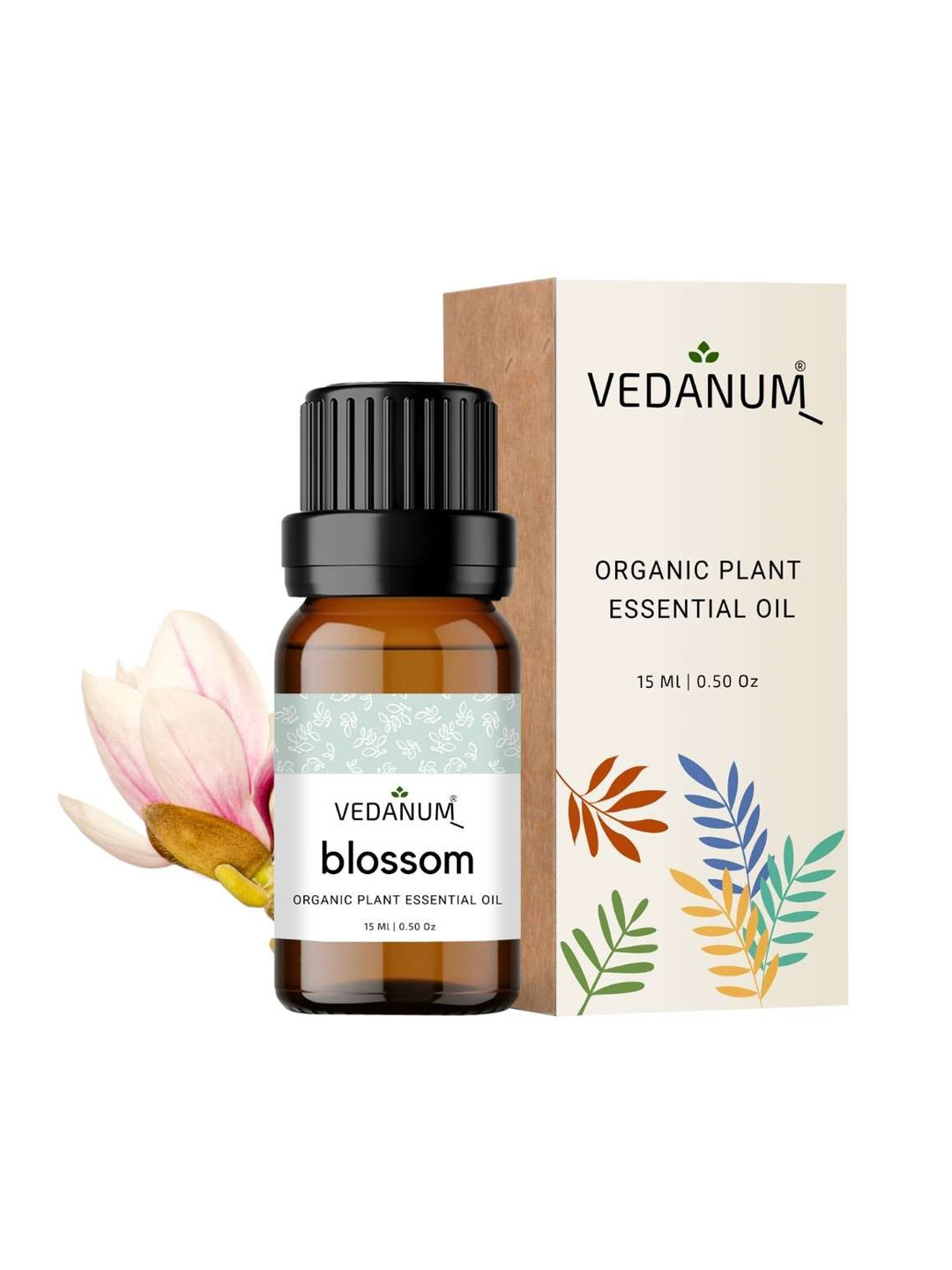 VEDANUM Premium Fresh Floral Blossom Ultra Therapeutic Organic Plant Essential Oil - 15 ml