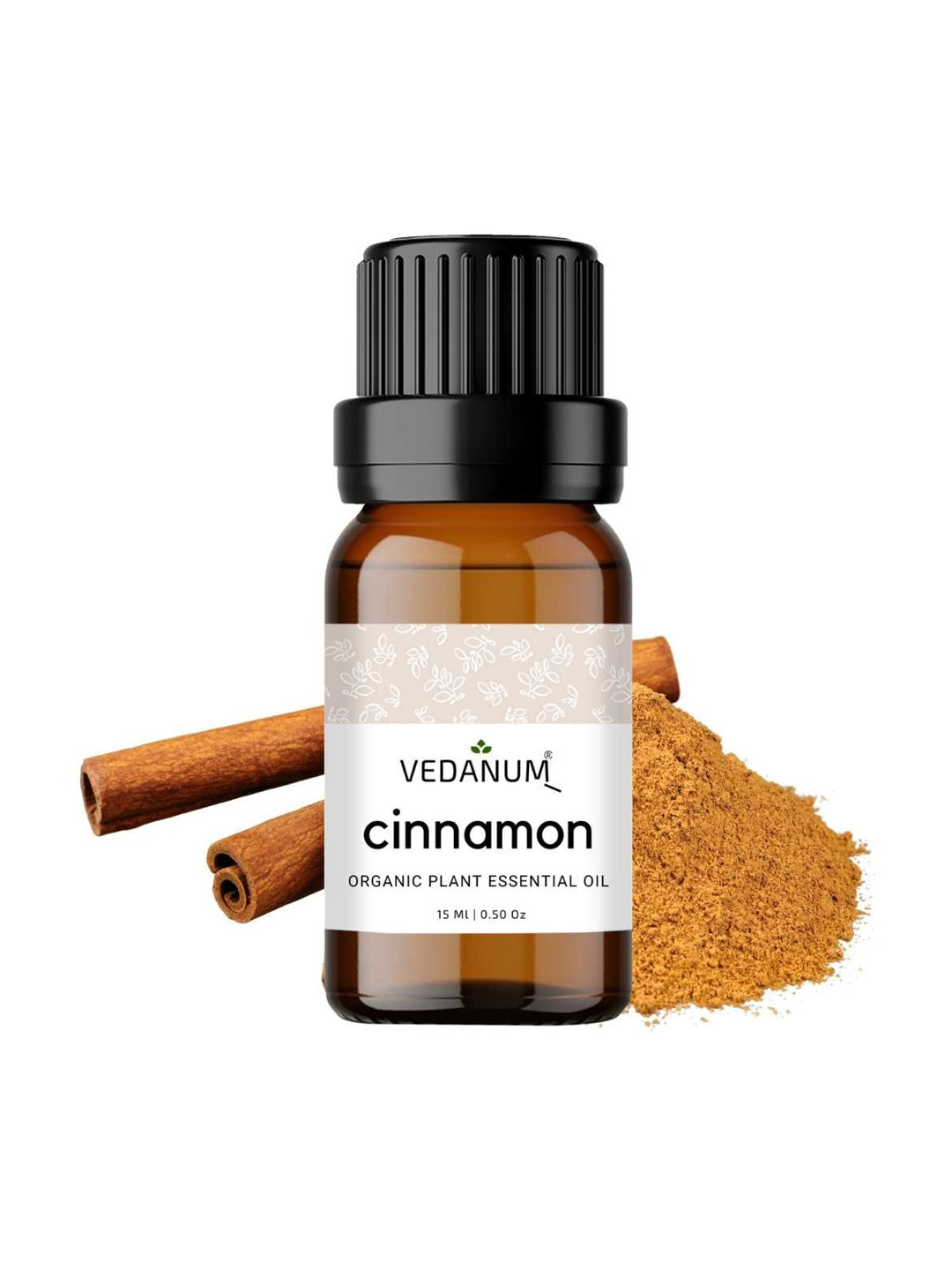 VEDANUM Premium Cinnamon Organic Plant Essential Oil for Hair Therapy - 15 ml