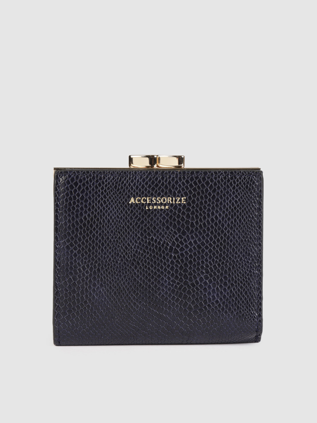 Accessorize London Women Faux Leather Bella Two Fold Wallet