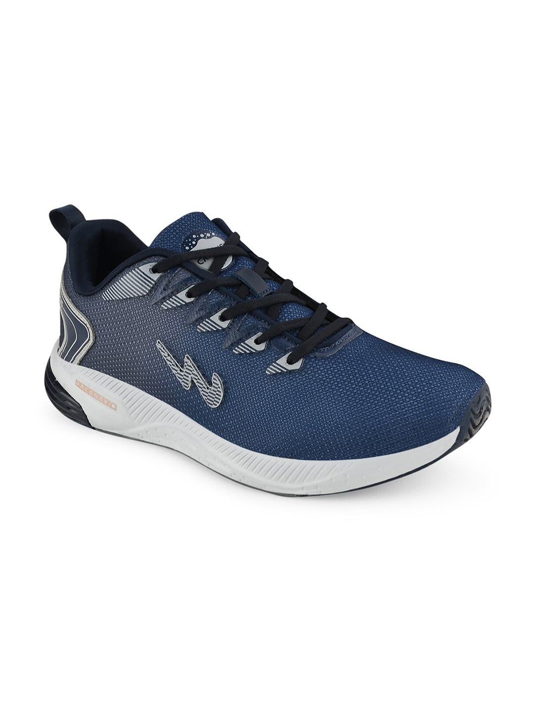 Campus Men Blue Mesh Running Shoes