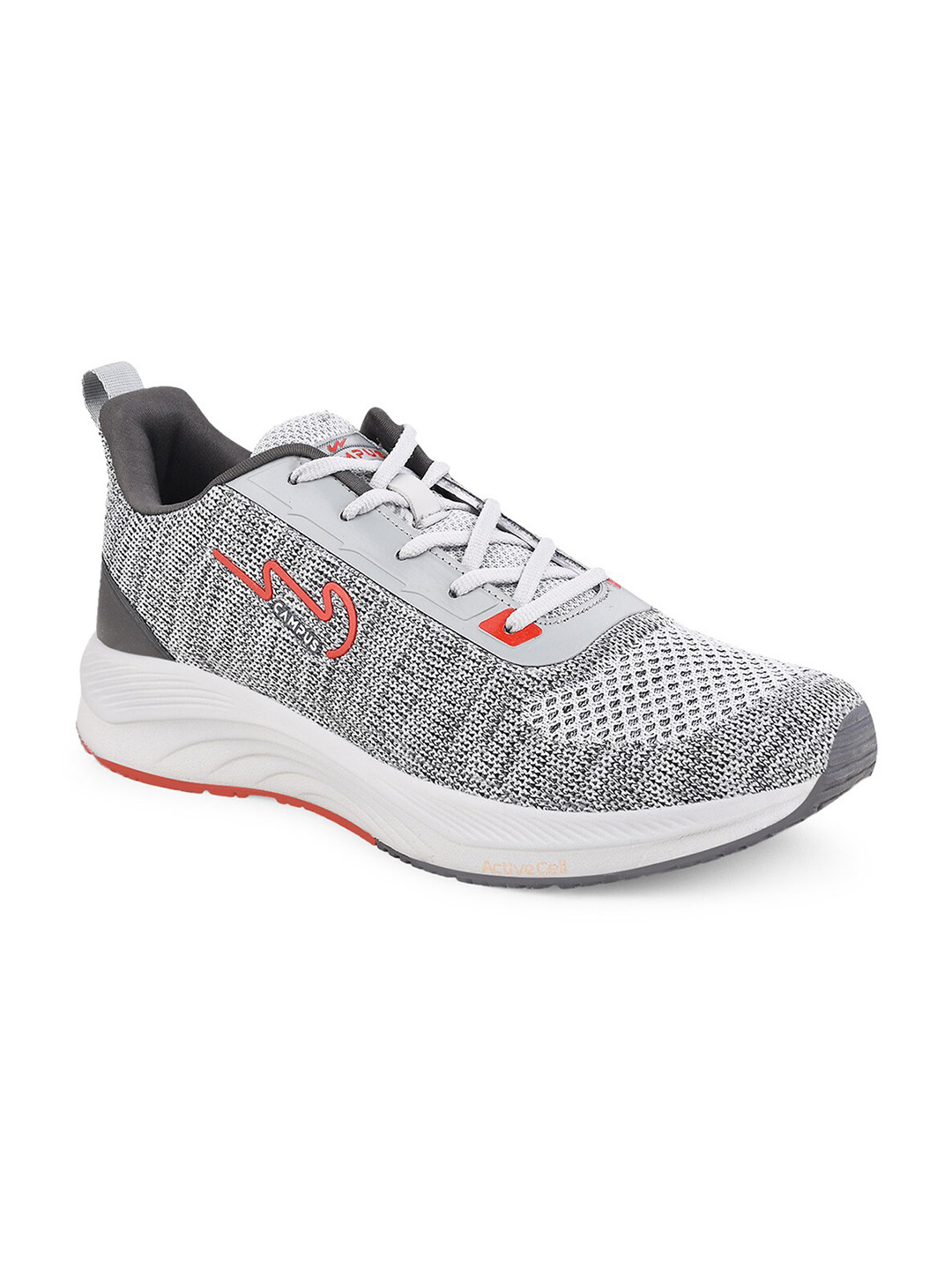 Campus Men CAMP ZANE Grey Mesh Running Shoes