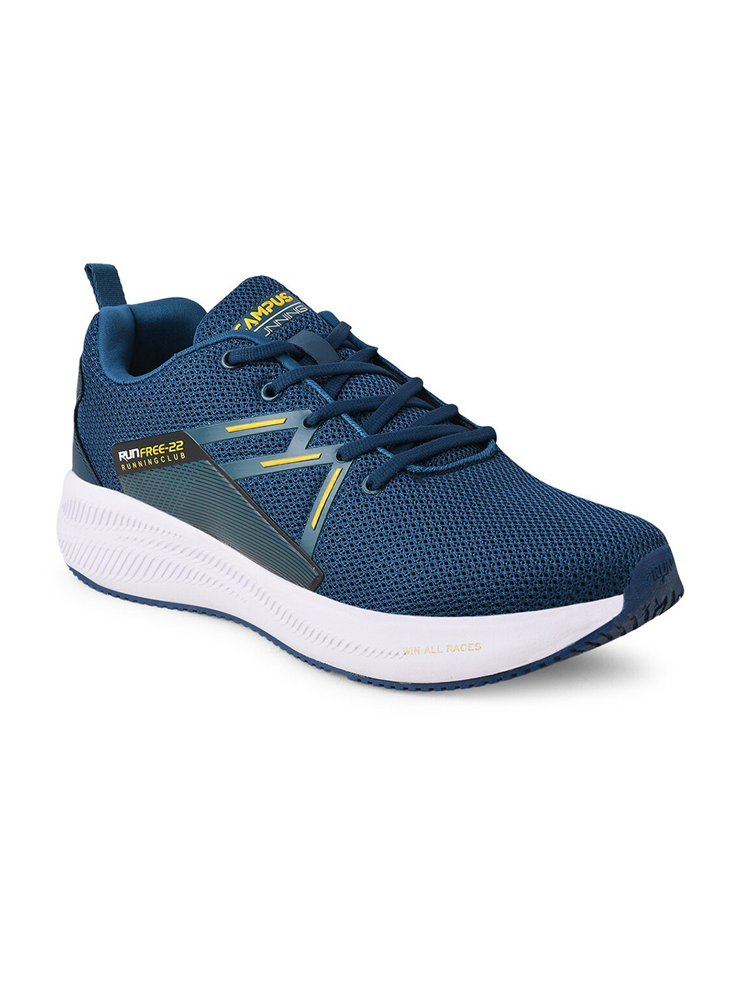 Campus Men Blue Mesh Running Shoes
