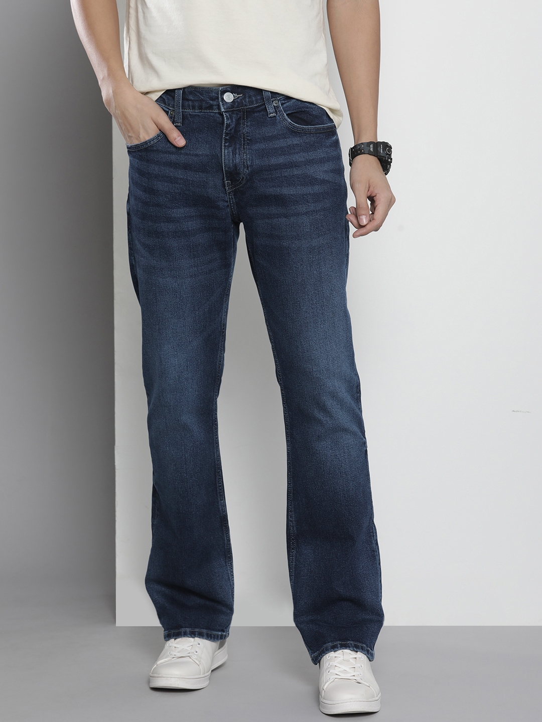Hilfiger bootcut jeans mens sales