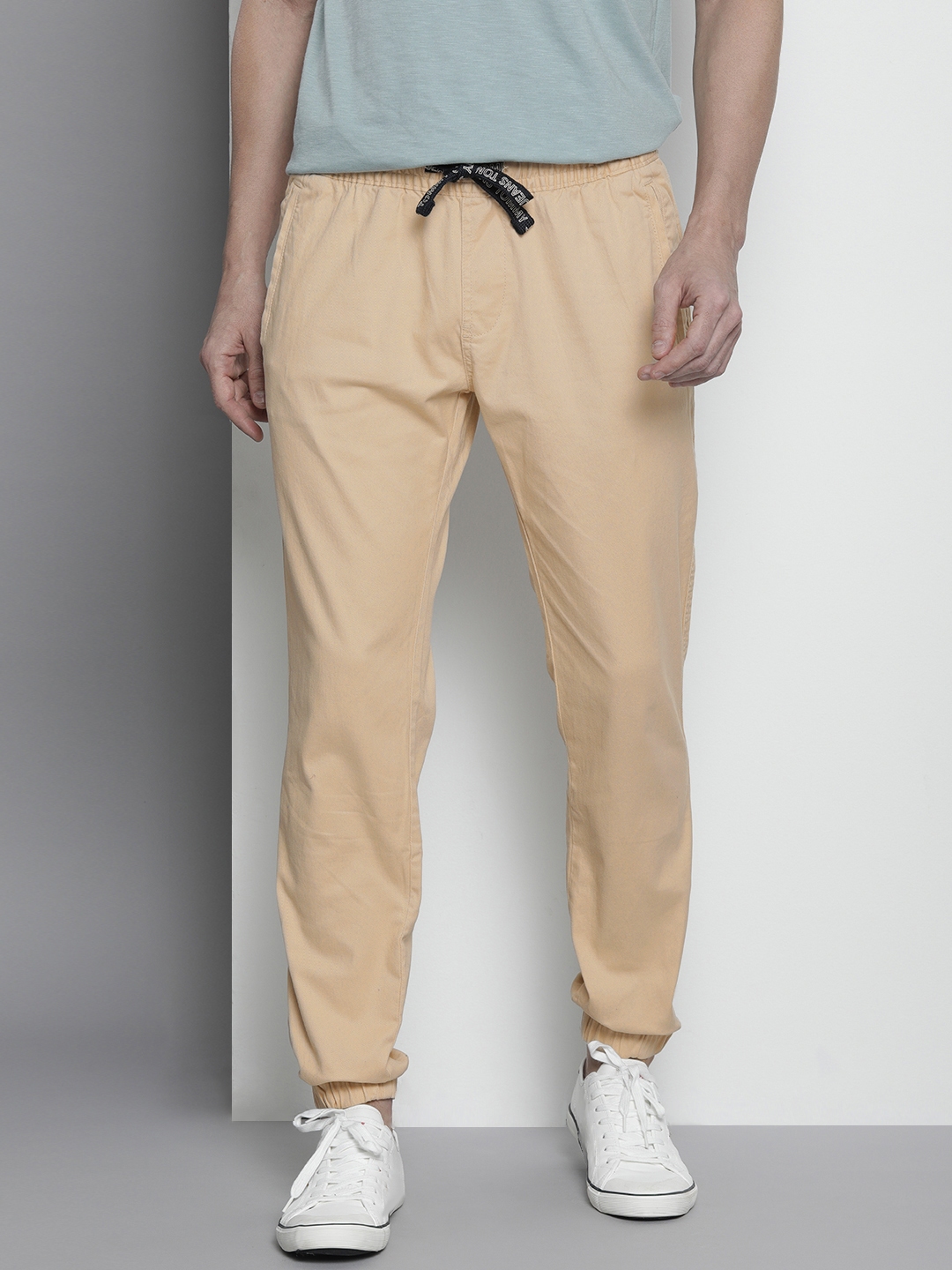 MR P. Tapered Cropped Garment-Dyed Organic Cotton-Twill Trousers