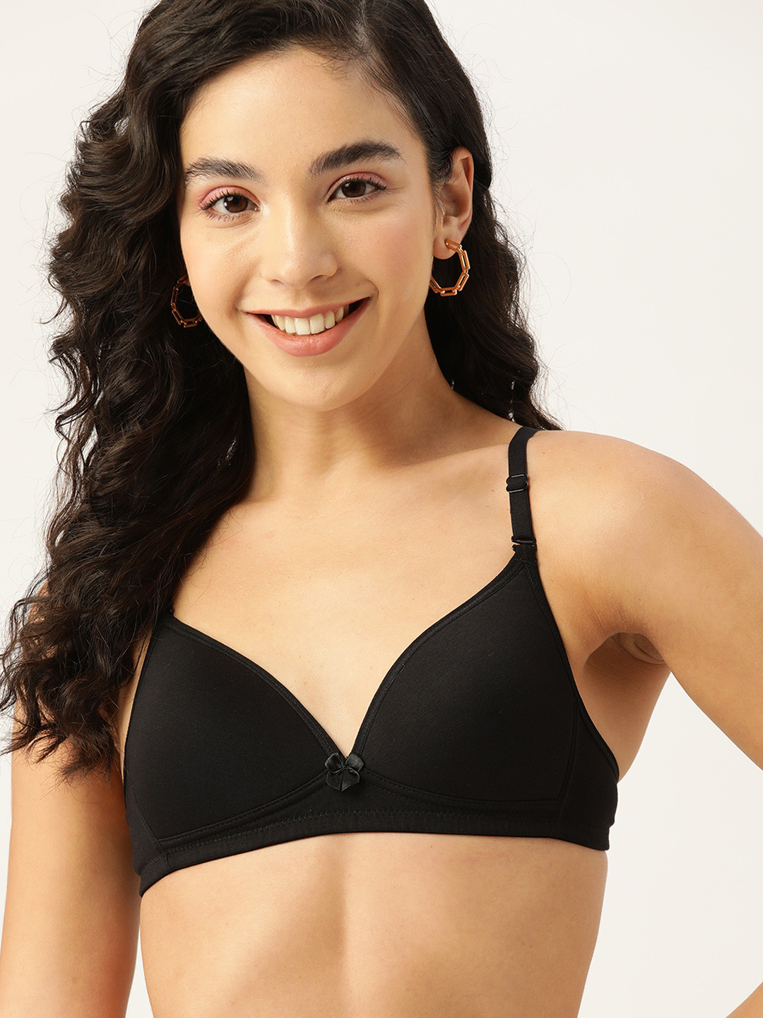 DressBerry Black Bra Lightly Padded
