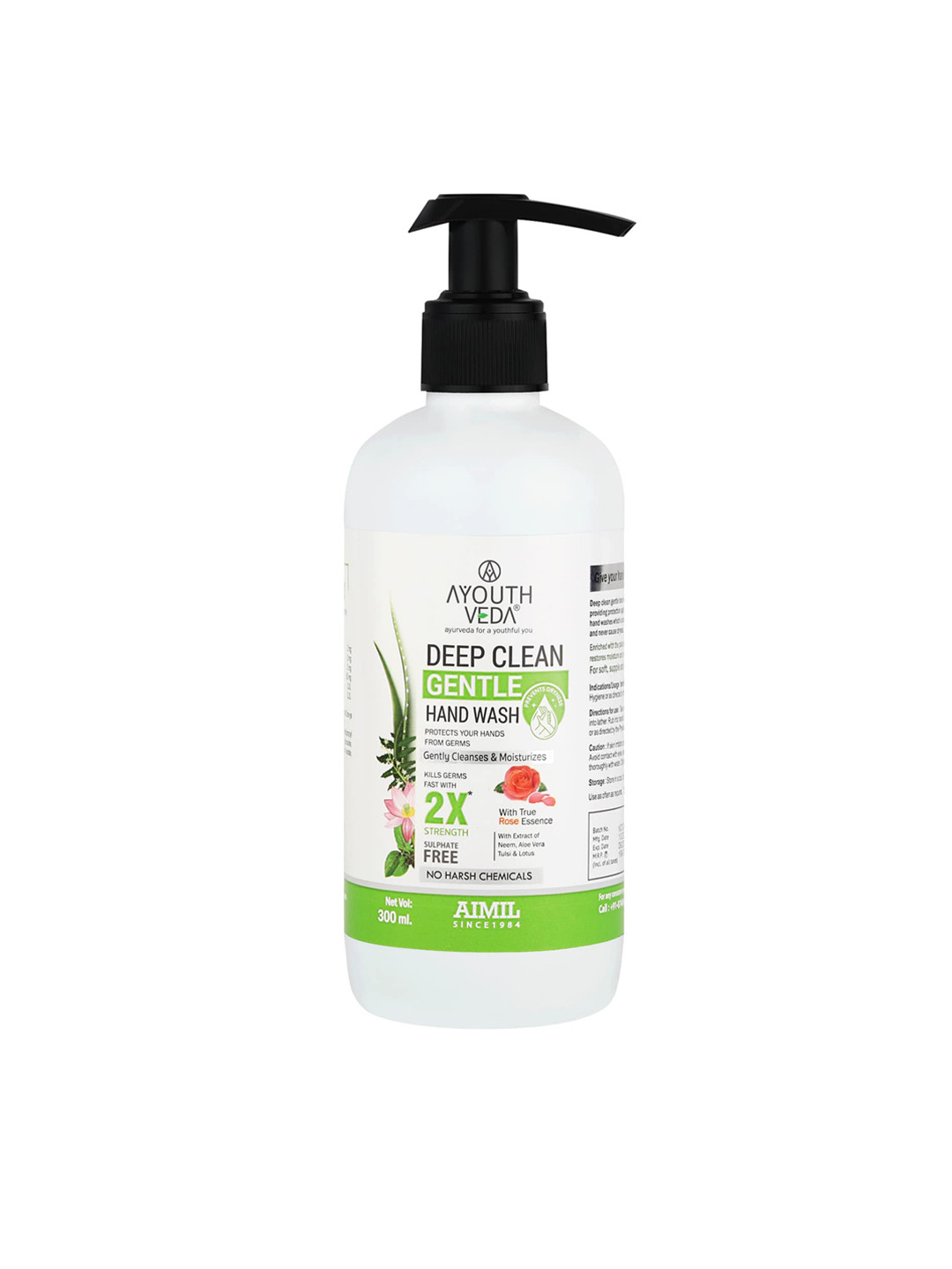 AYOUTHVEDA Deep Clean Gentle Hand Wash 300 ml