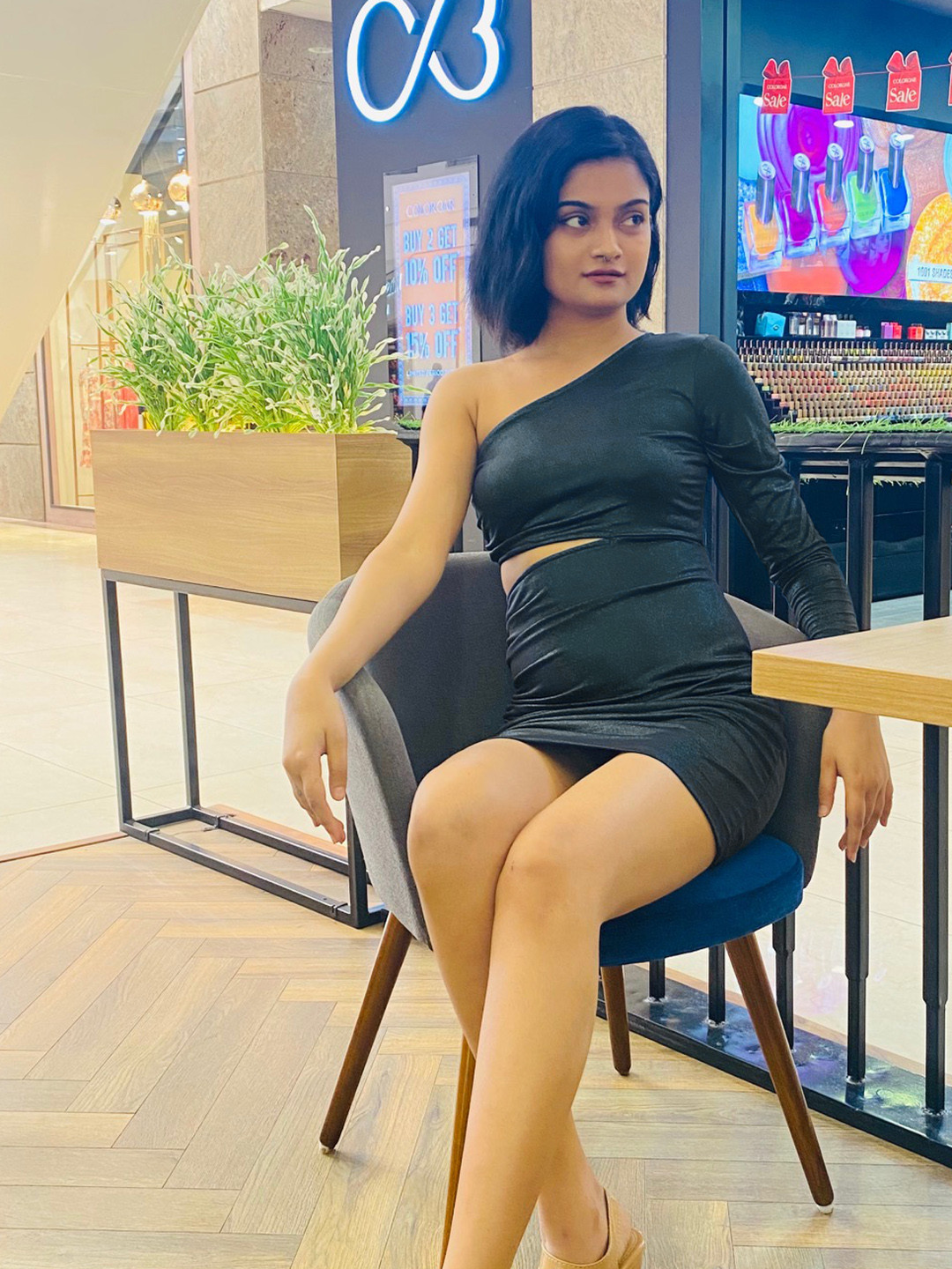 Tokyo Talkies Teal Animal Bodycon Mini Dress