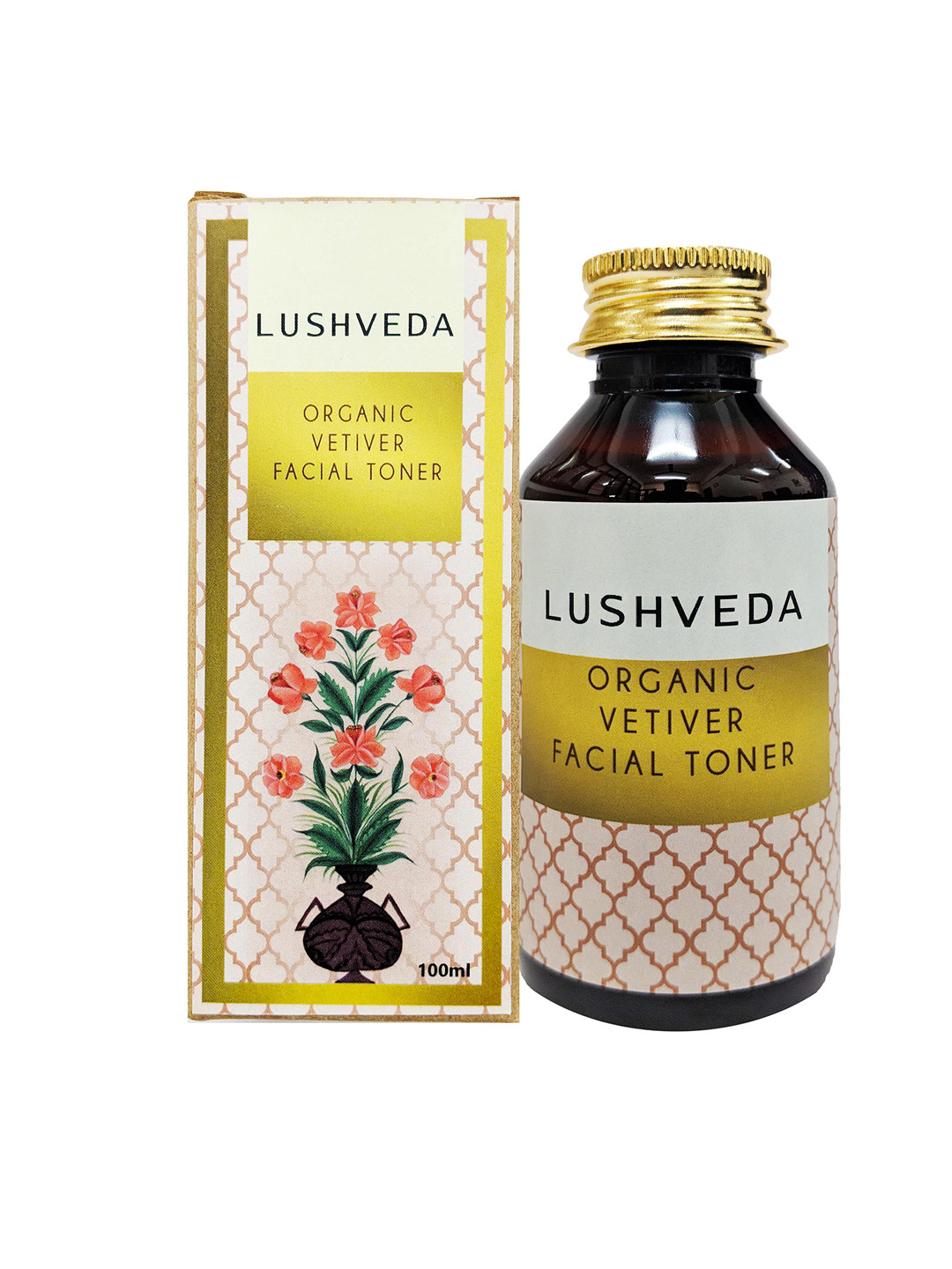 Lushveda Transparent Organic Vetiver Facial Toner 100ml