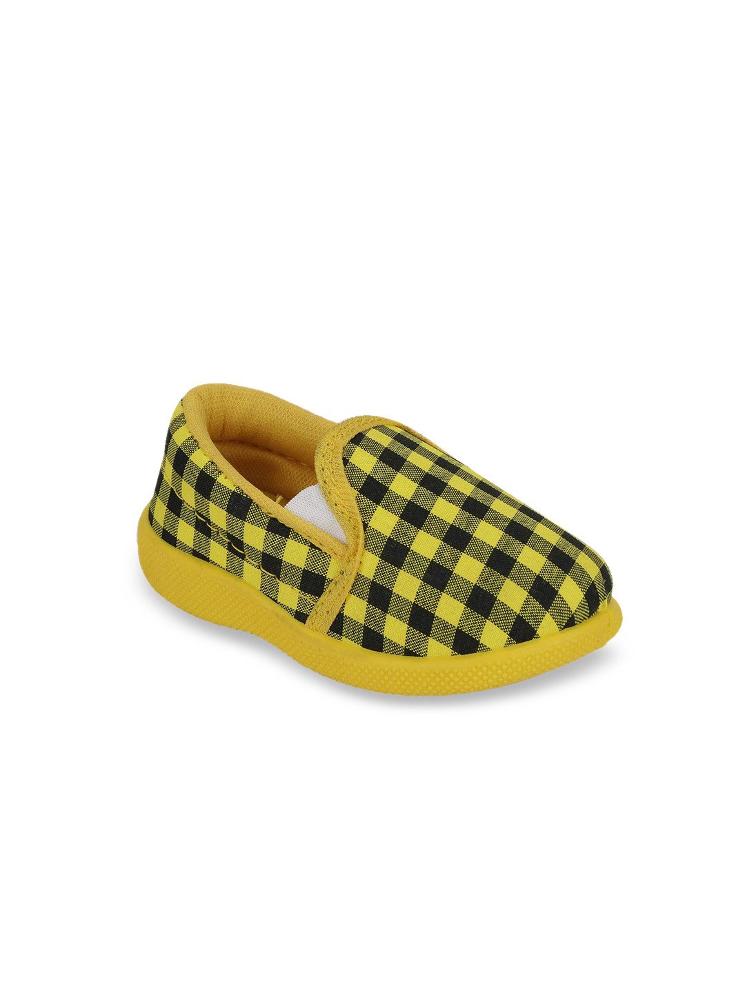 Smartots Unisex Kids Yellow Printed Espadrilles