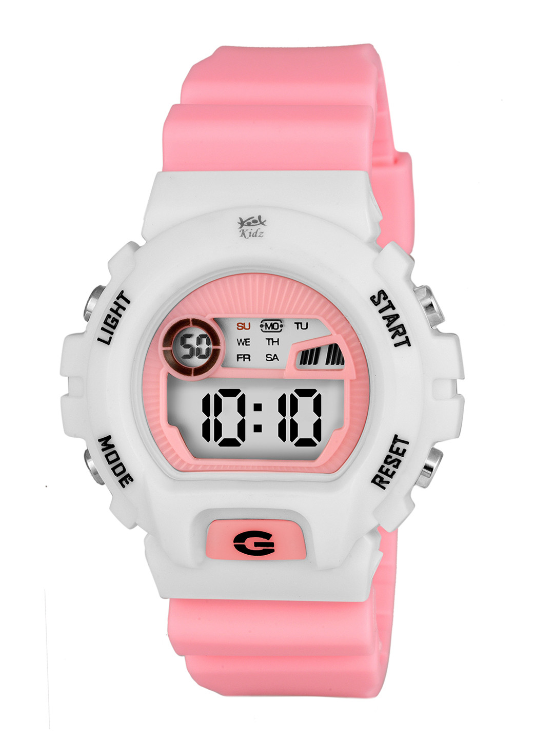 Kool Kidz Unisex Kids Grey Dial & Pink Straps Digital Watch KOOL KIDZ KK 252D PK
