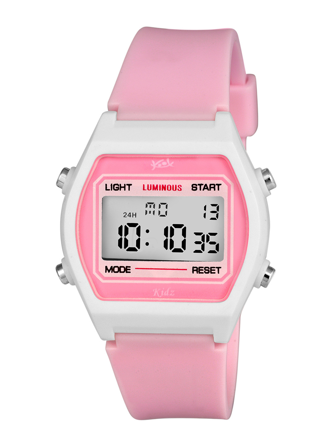 Kool Kidz Unisex Kids Grey Dial & Pink Straps Digital Watch KOOL KIDZ KK 245 PK