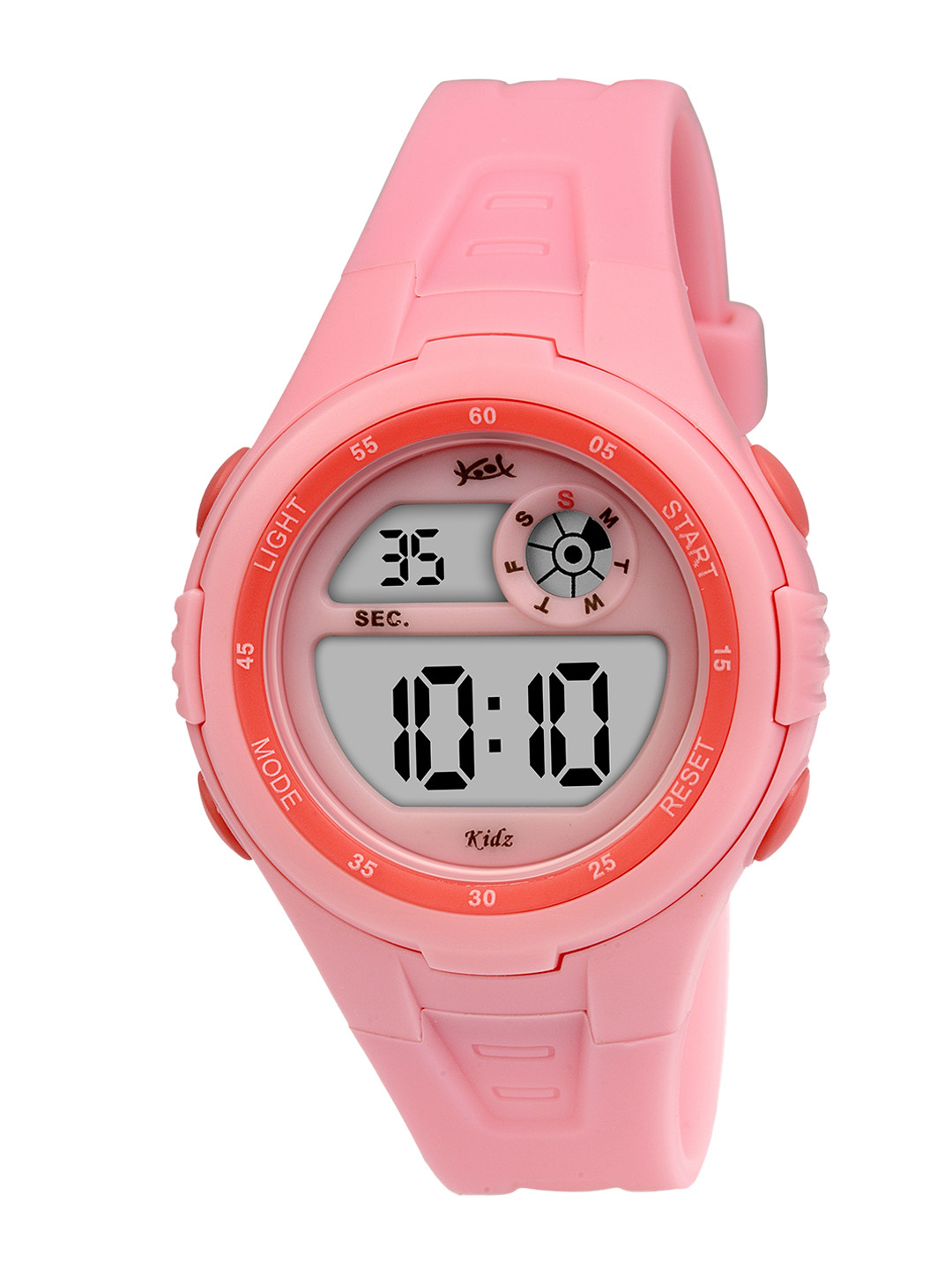 Kool Kidz Unisex Kids Grey Dial & Pink Straps Digital Watch KOOL KIDZ KK 259 PK