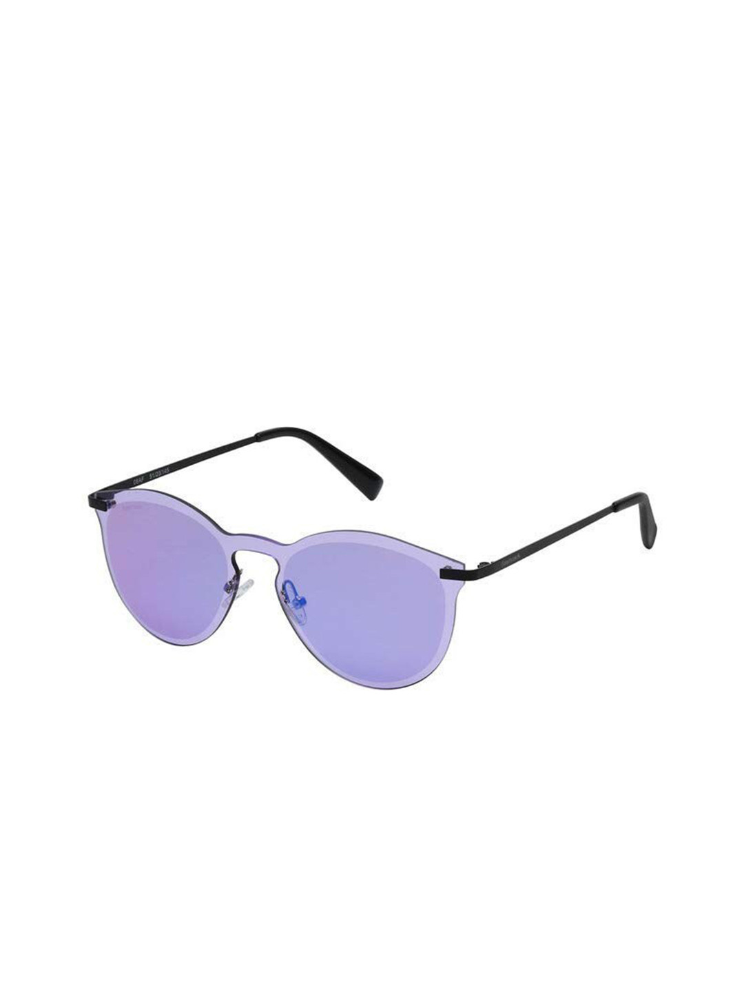 Fastrack Unisex Purple Lens & Purple Round Sunglasses with UV Protected Lens