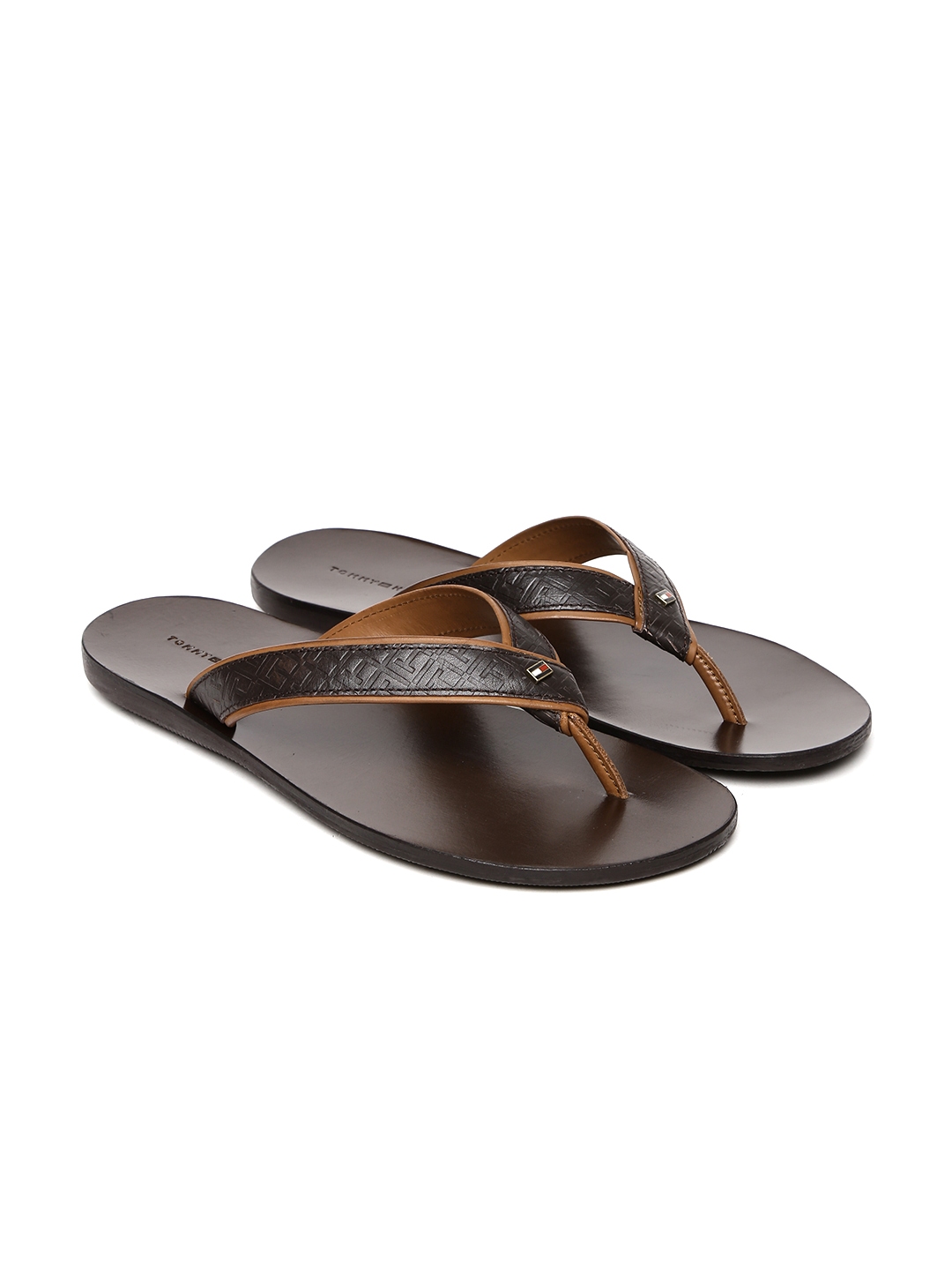 tommy hilfiger leather sandals