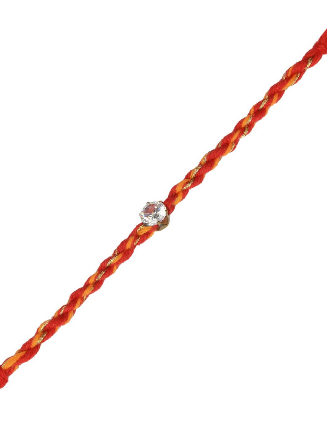 Arendelle Men Yellow & Red Solitaire Rakhi