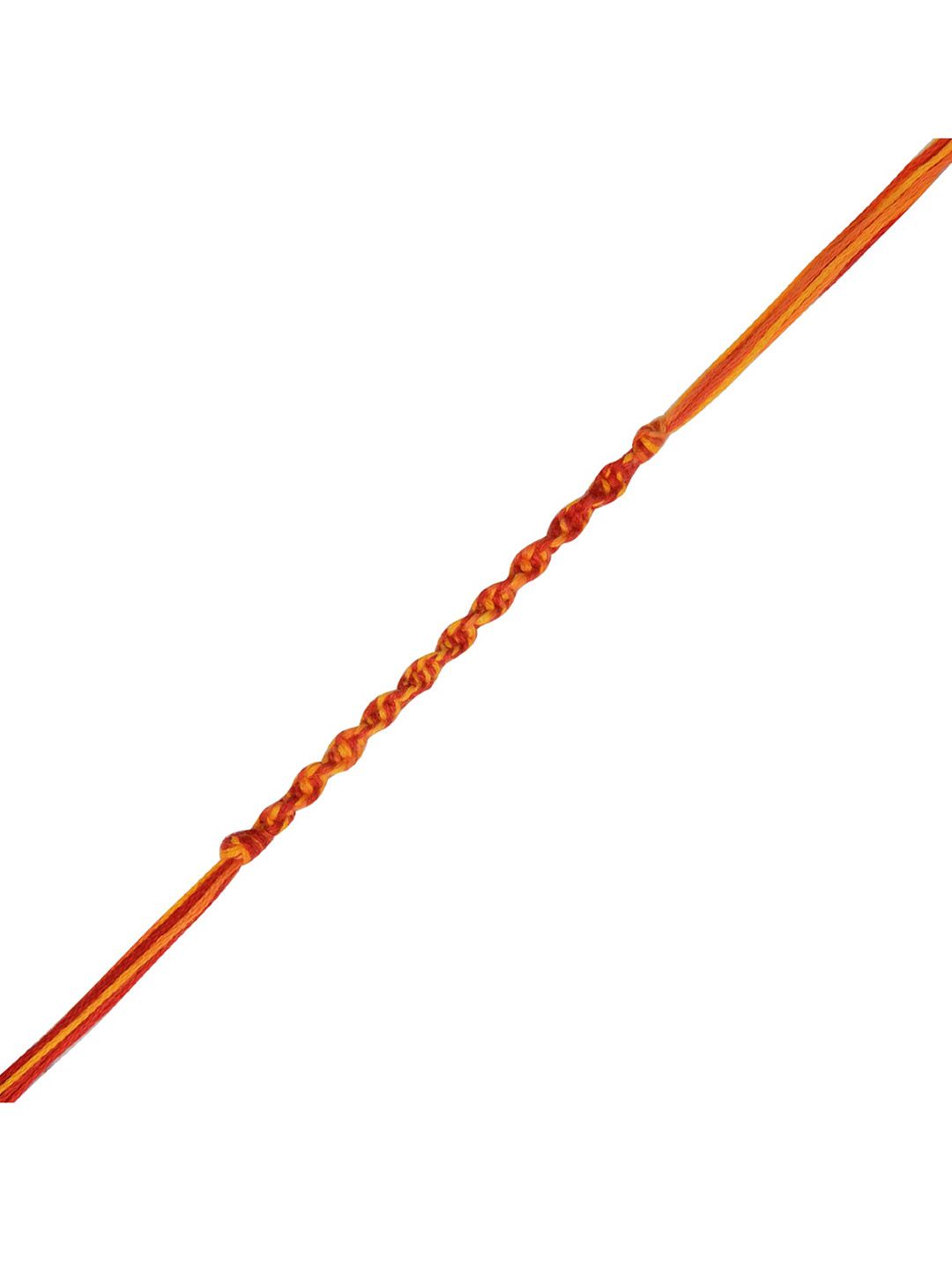 Arendelle Red Delicate Braided Threads Rakhi