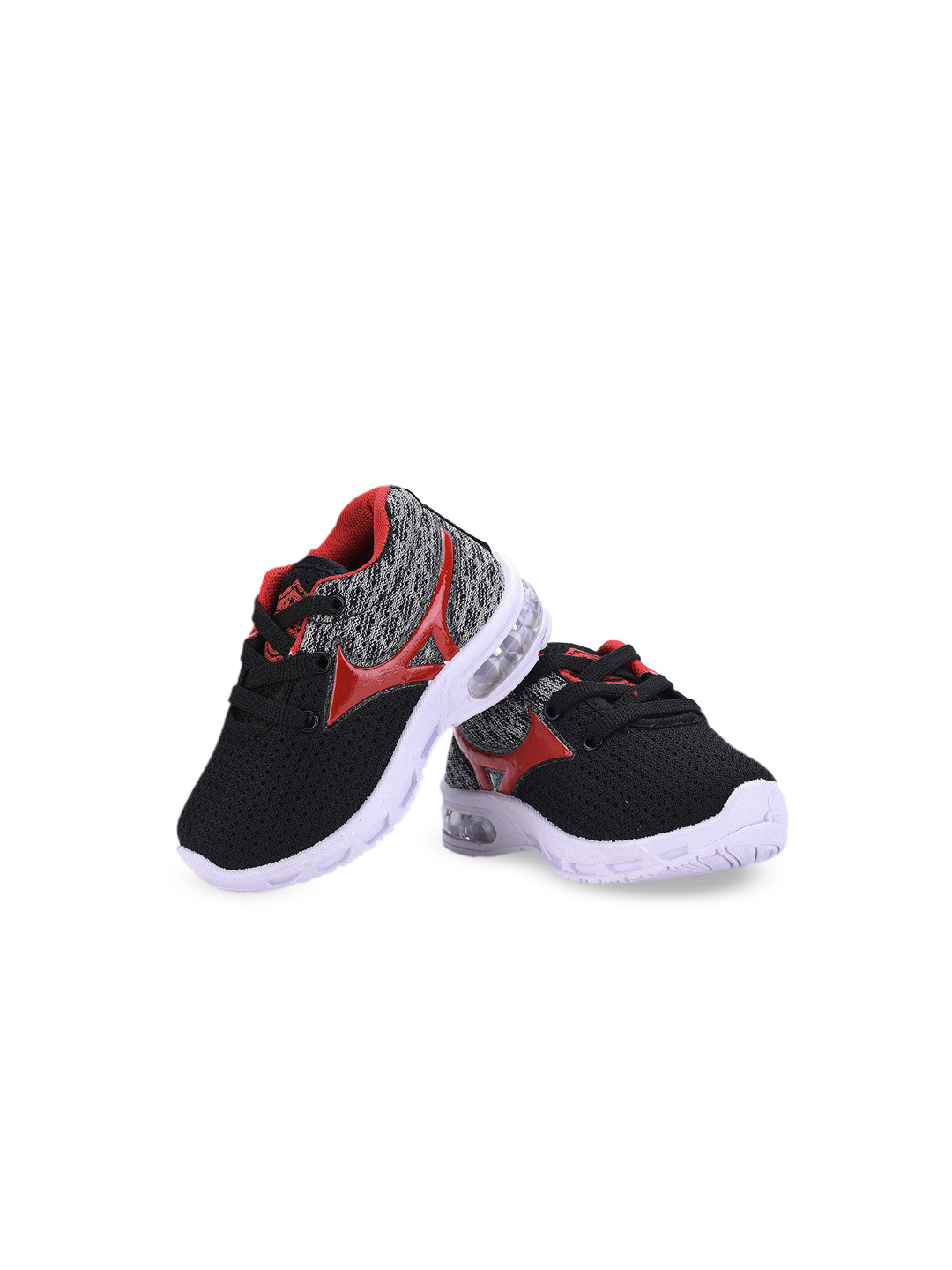 Smartots Unisex Kids Red Colourblocked Sneakers