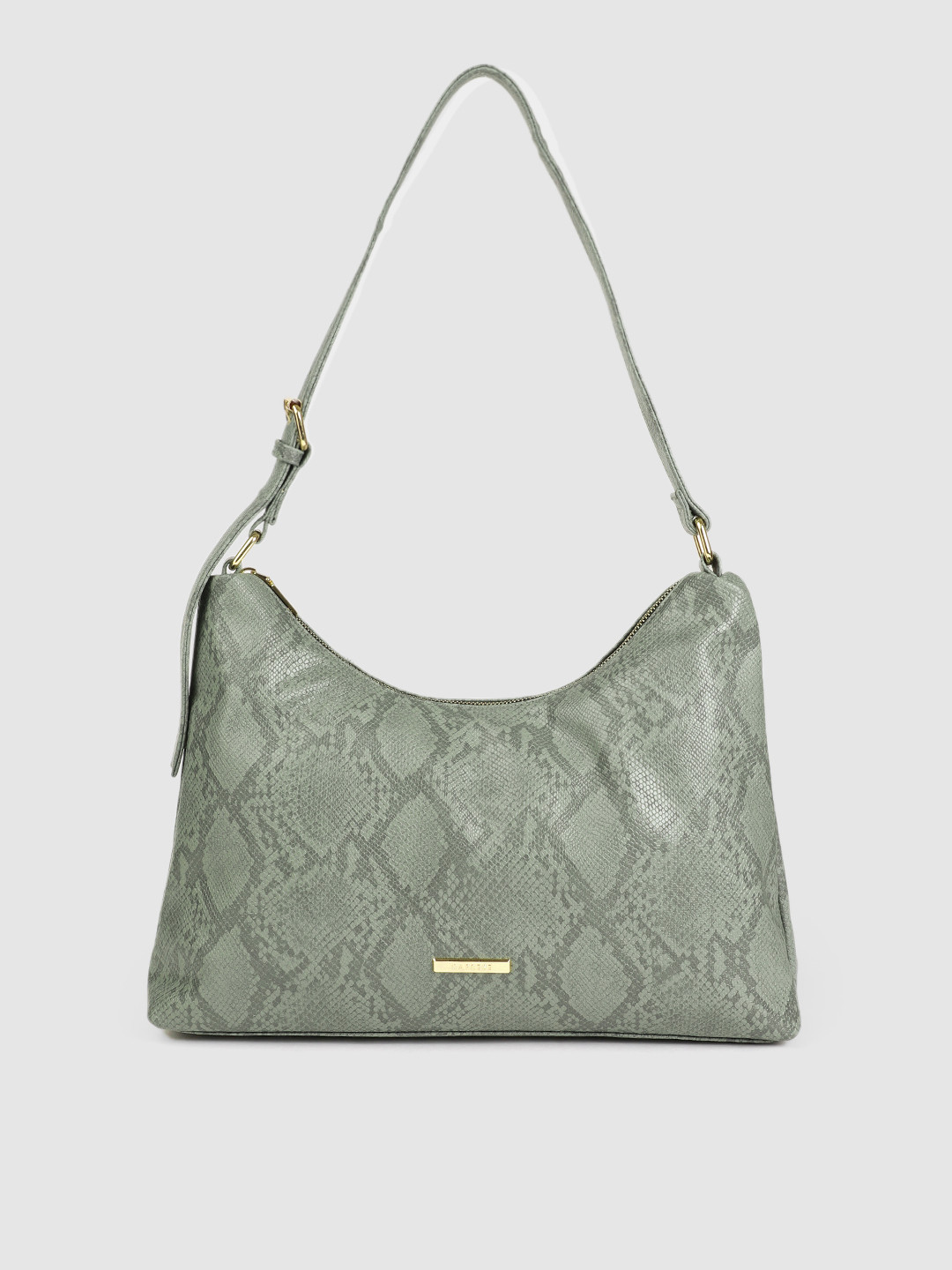 Caprese Rosalia Women Grey Large Satchel Bag