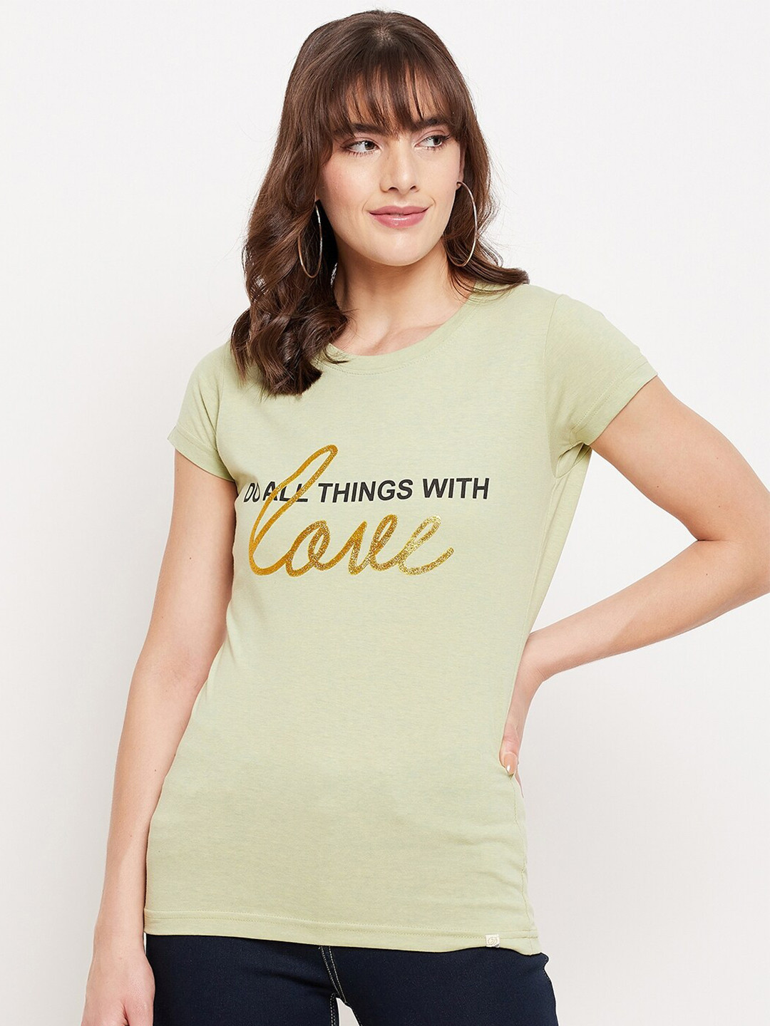 Duke Green Print Top