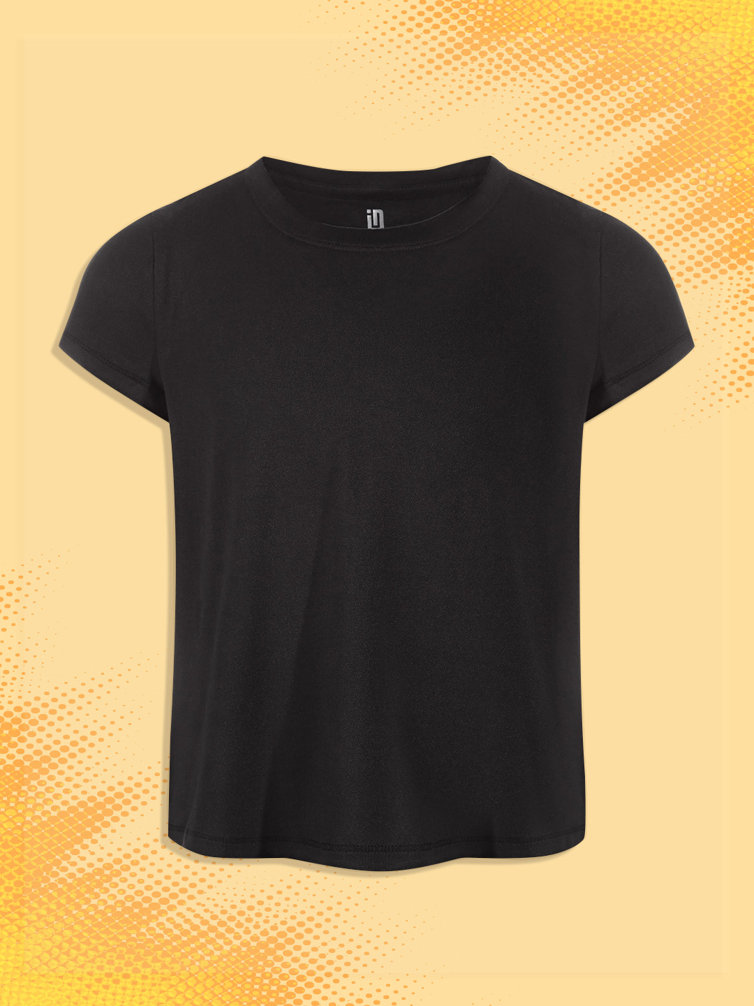 Macy's Ideology Girls Black Solid T-shirt