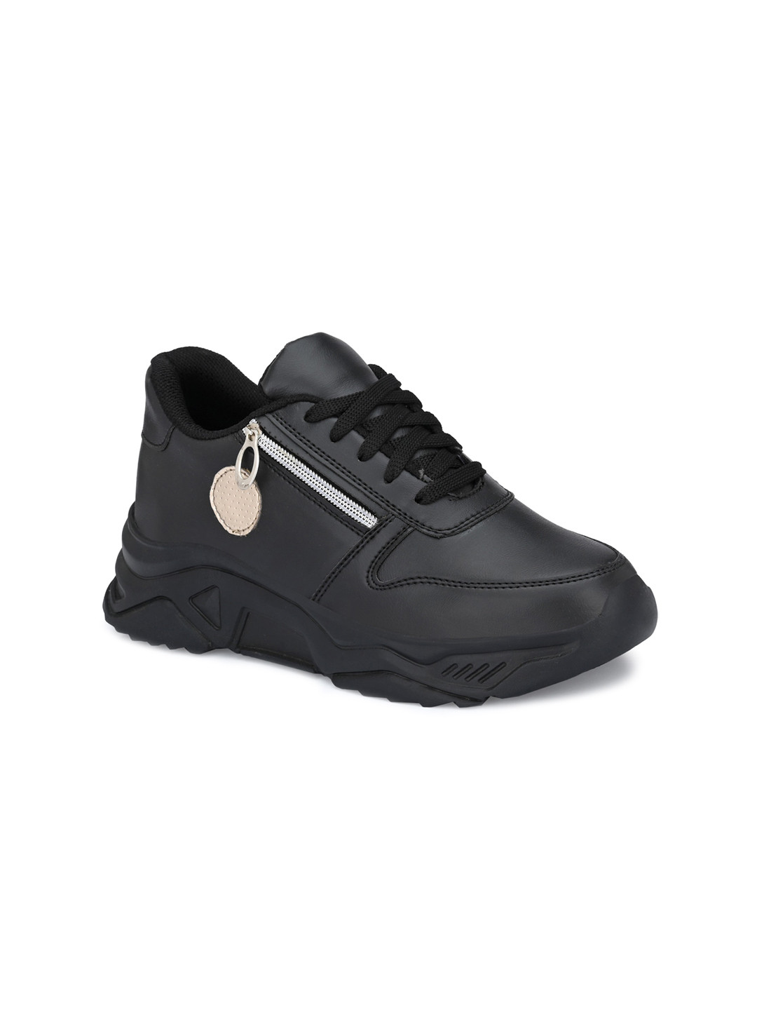 HERE&NOW Women Black Sneakers