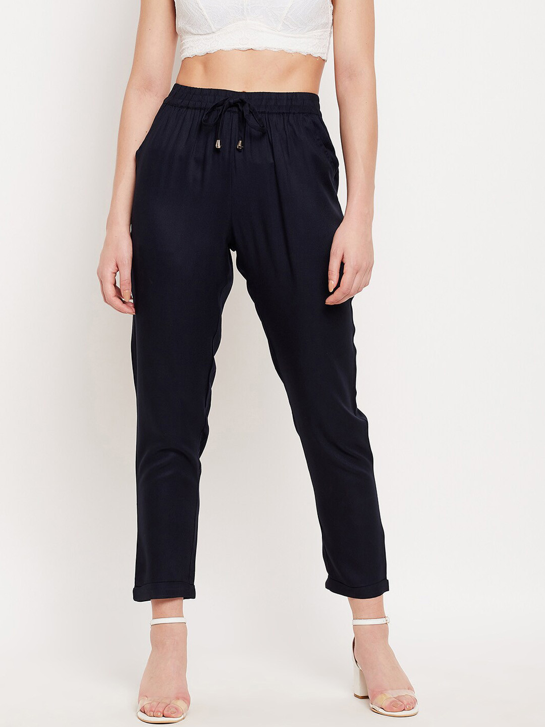 Duke Women Blue Trousers