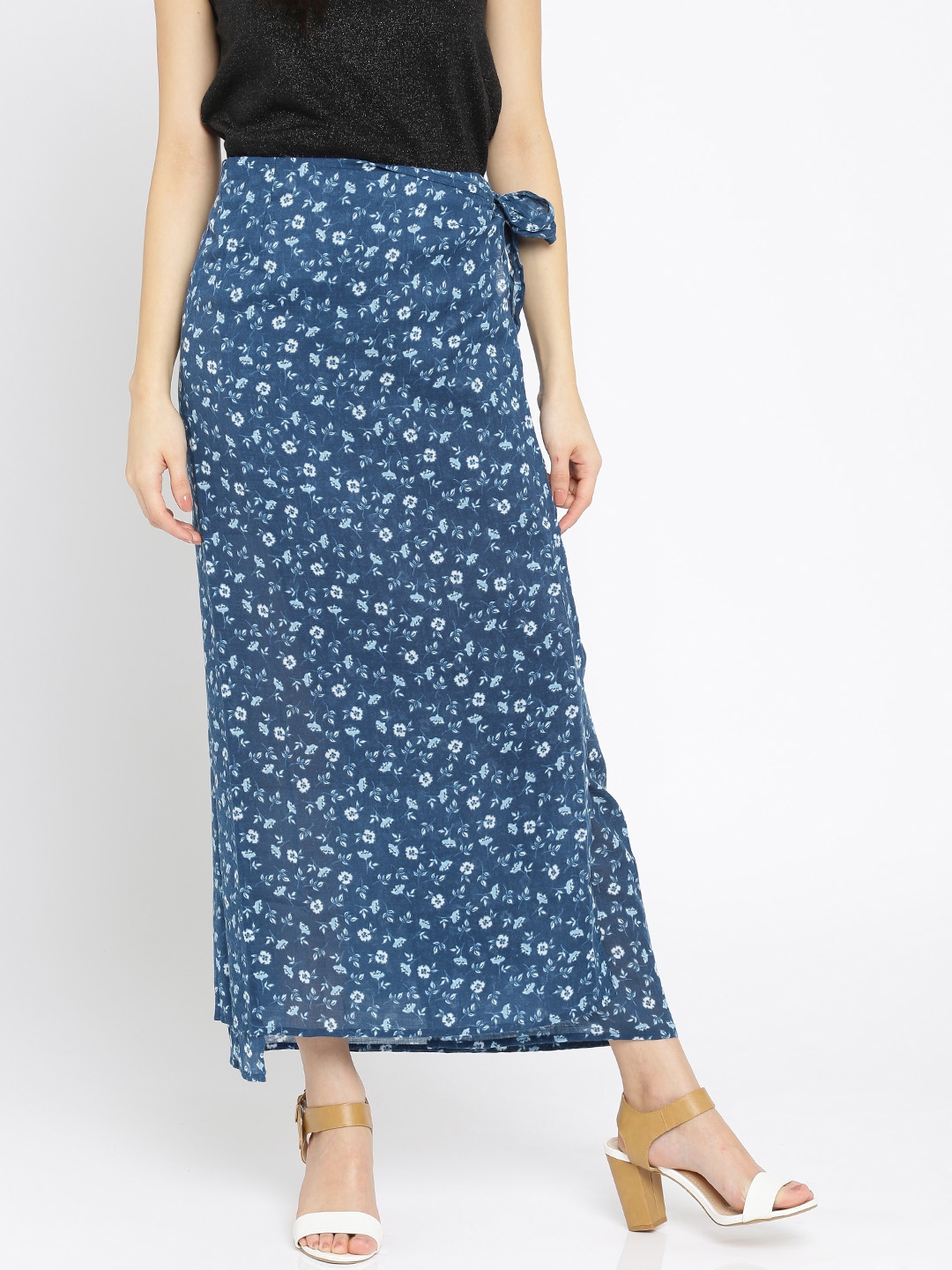 floral skirt myntra