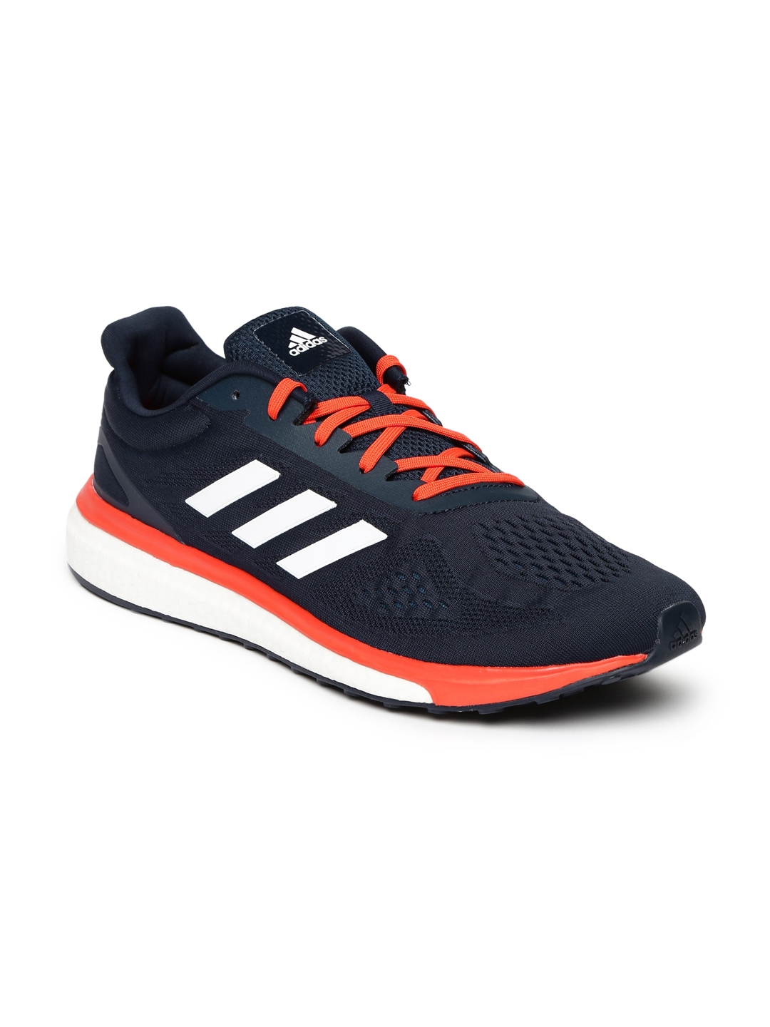 adidas men navy blue running shoes