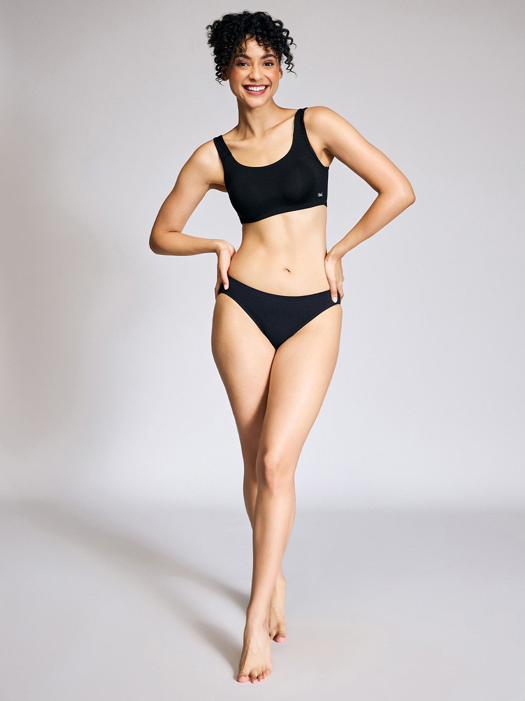 NYKD Solid Wirefree Non Padded Full Coverage Easy-Peasy Slip-On Bra - NYB113