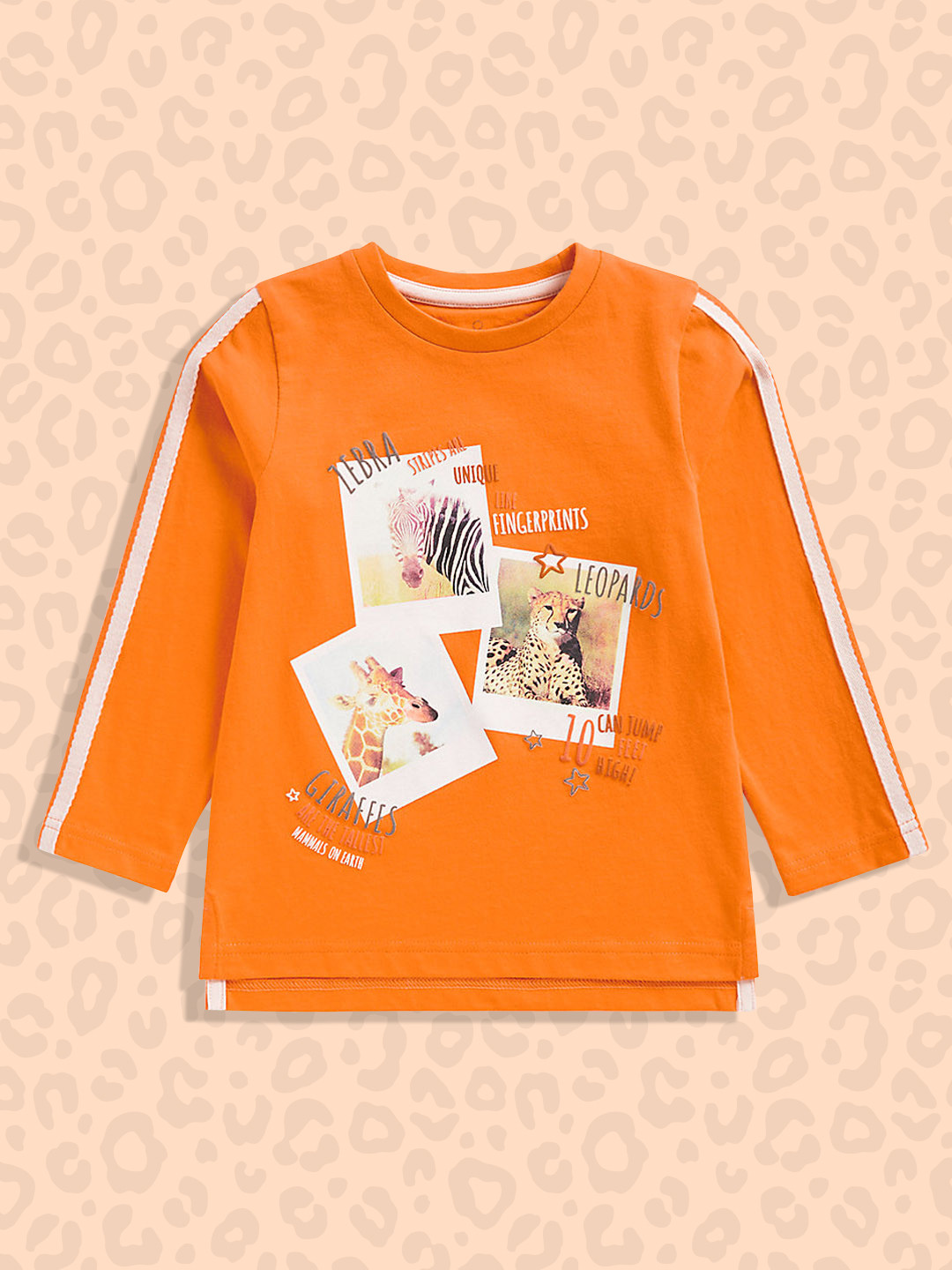 mothercare Girls Mustard Yellow Graphic Printed Organic Cotton T-shirt