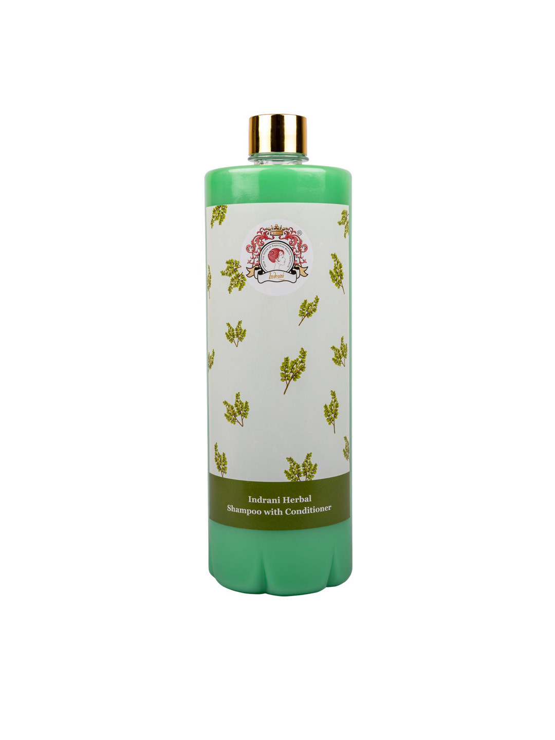 Indrani Cosmetics Cruelty-Free Herbal Shampoo with Conditioner - 1 L