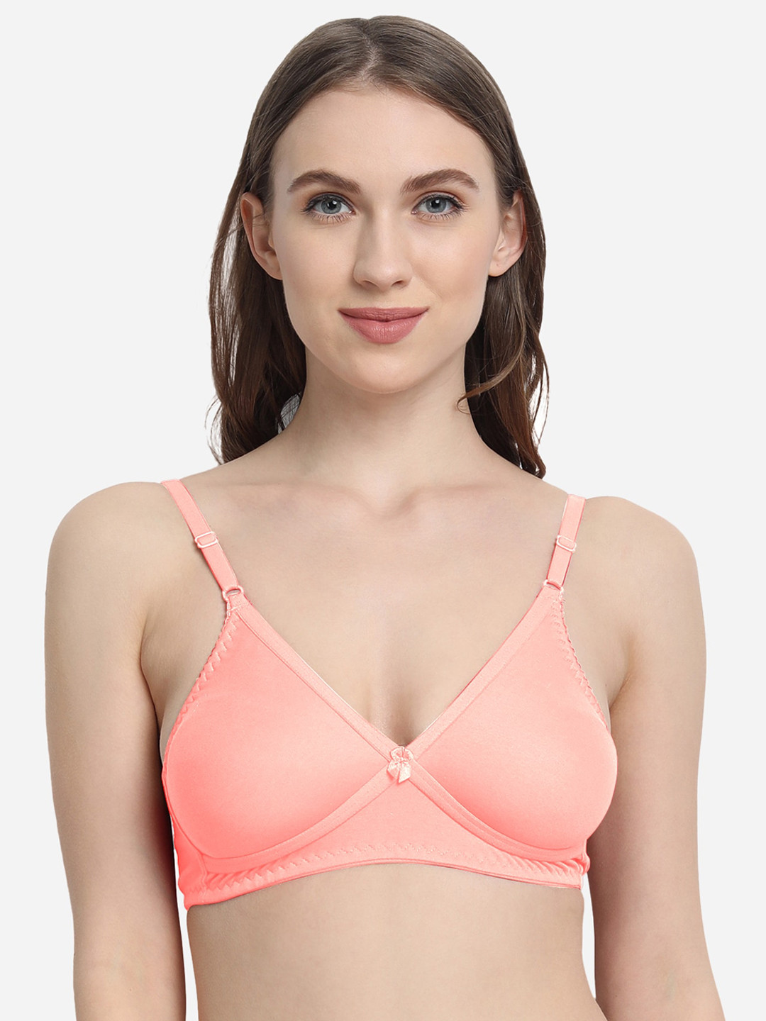VStar Peach-Coloured Bra