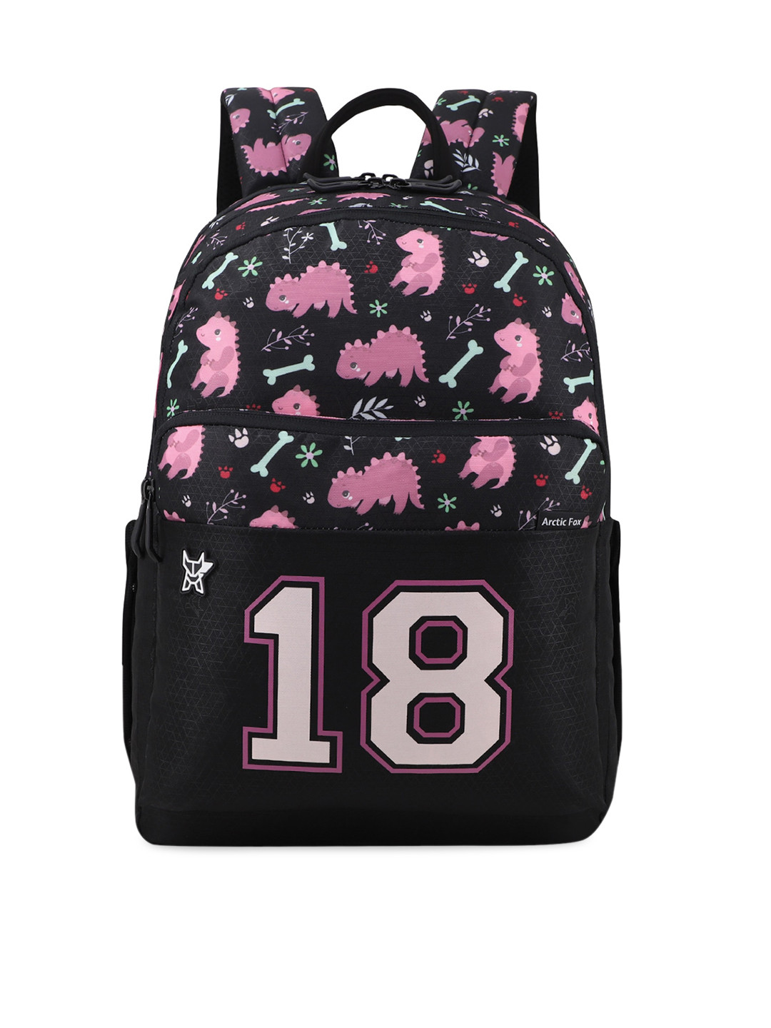 Arctic Fox Unisex Kids Pink Backpacks