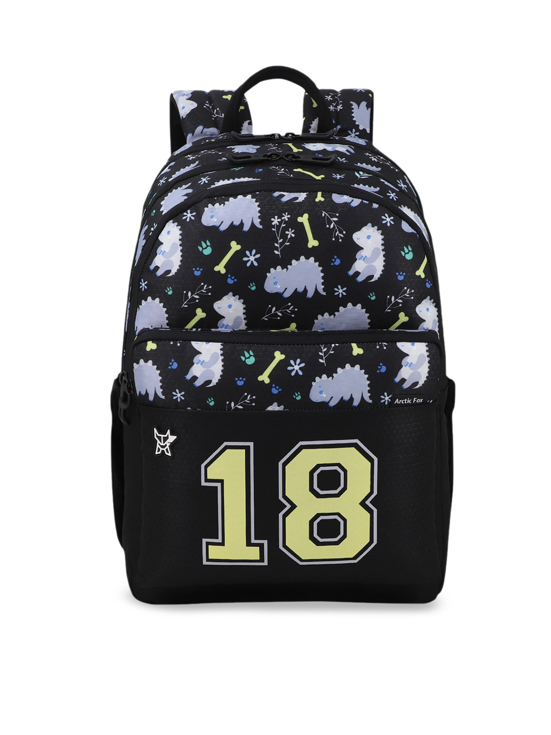 Arctic Fox Unisex Kids Grey Backpacks