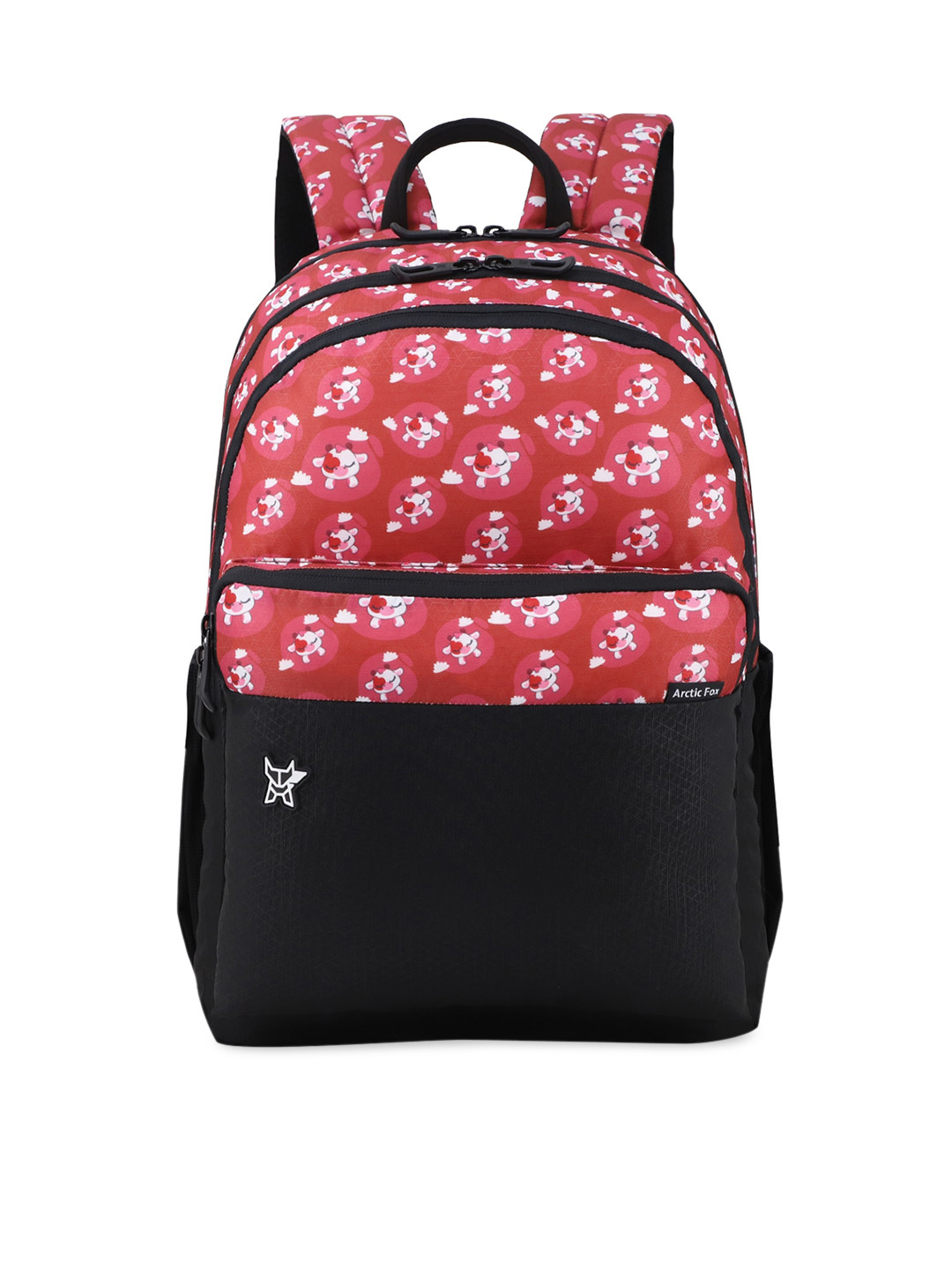 Arctic Fox Unisex Kids Maroon Backpacks