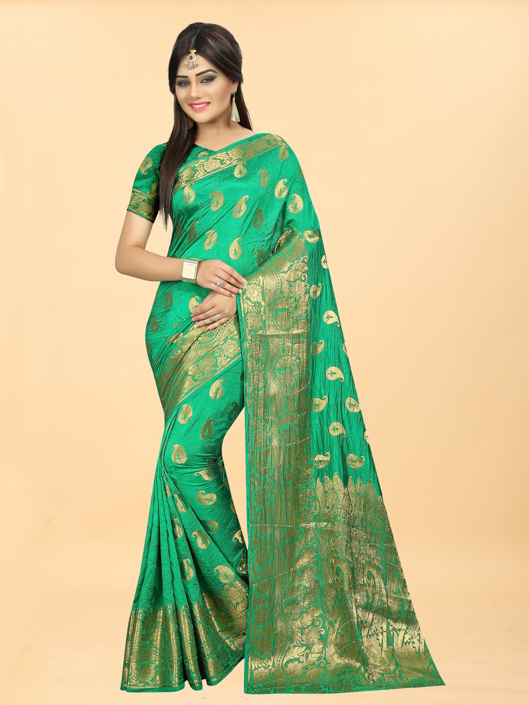  Nency Fashionwoven Design Banarasi Silk Saree / Charvi Drishya  Sarees