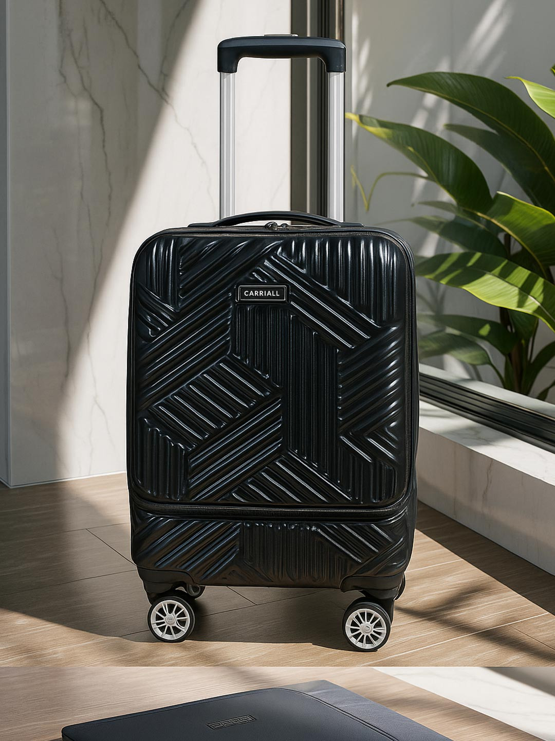 CARRIALL Trail Textured Hard-Sided Cabin Trolley Suitcase