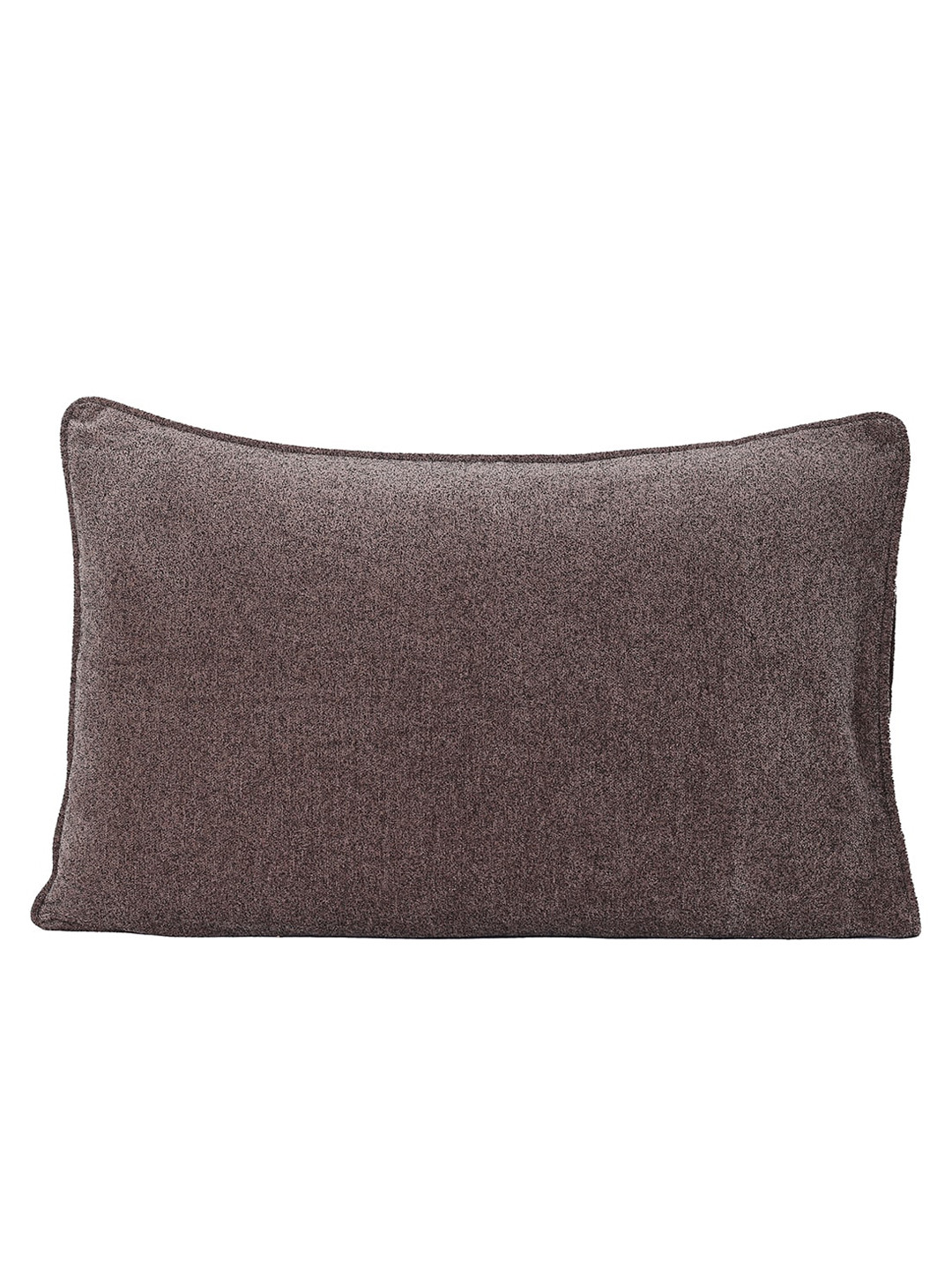 MASPAR Set of 2 Grey Textured Pillow Covers