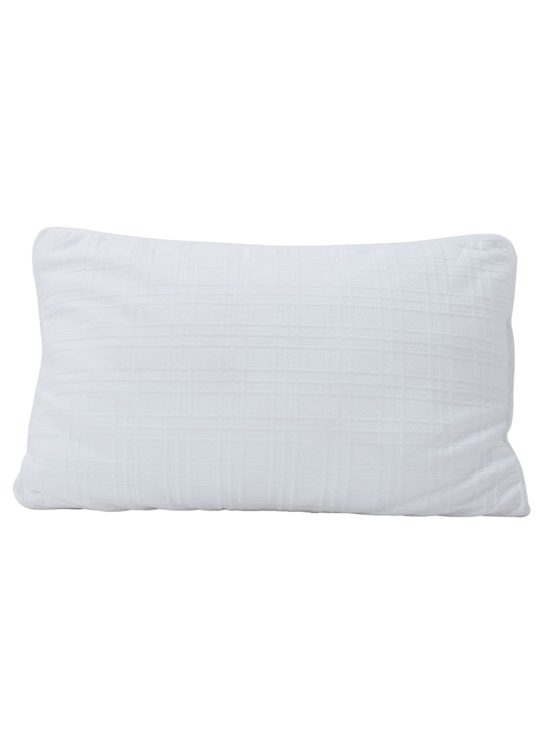 MASPAR Essentials Vatten White Solid Polyester Medium Sleep Pillow-18 x 18 x 3 cm