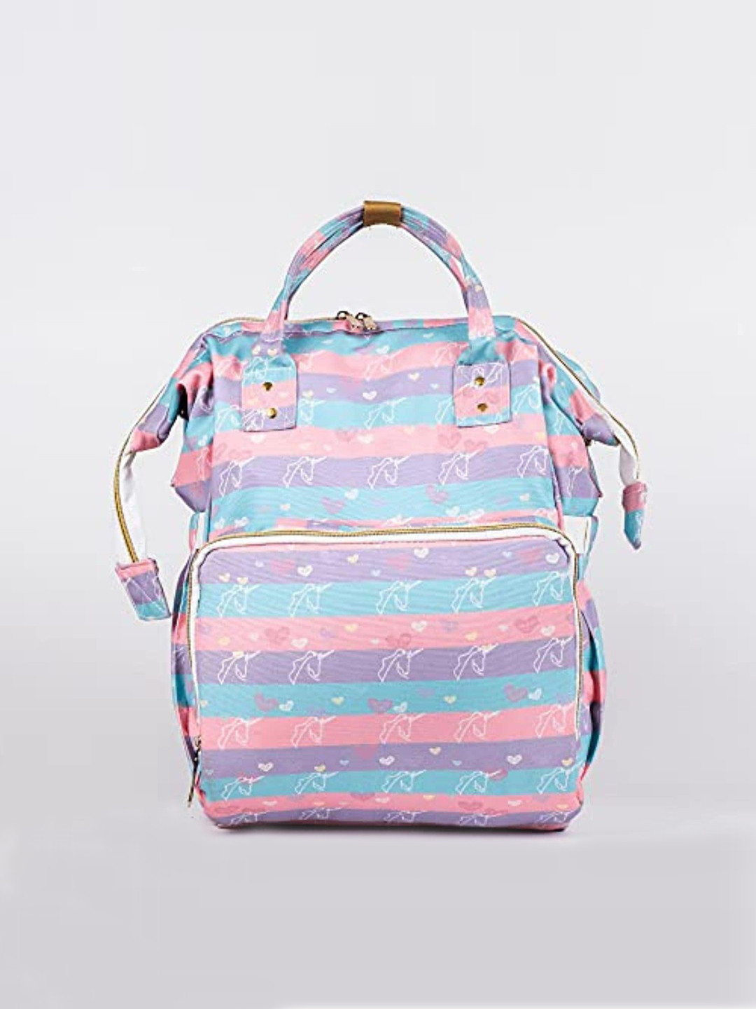 haus & kinder Printed Canvas Water Resistant 20L Diaper Backpack