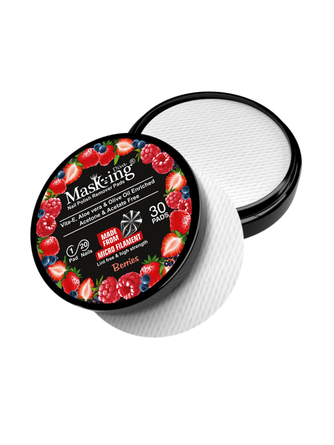 MasKing Set of 4 Face Sheet Mask with Nail Remover