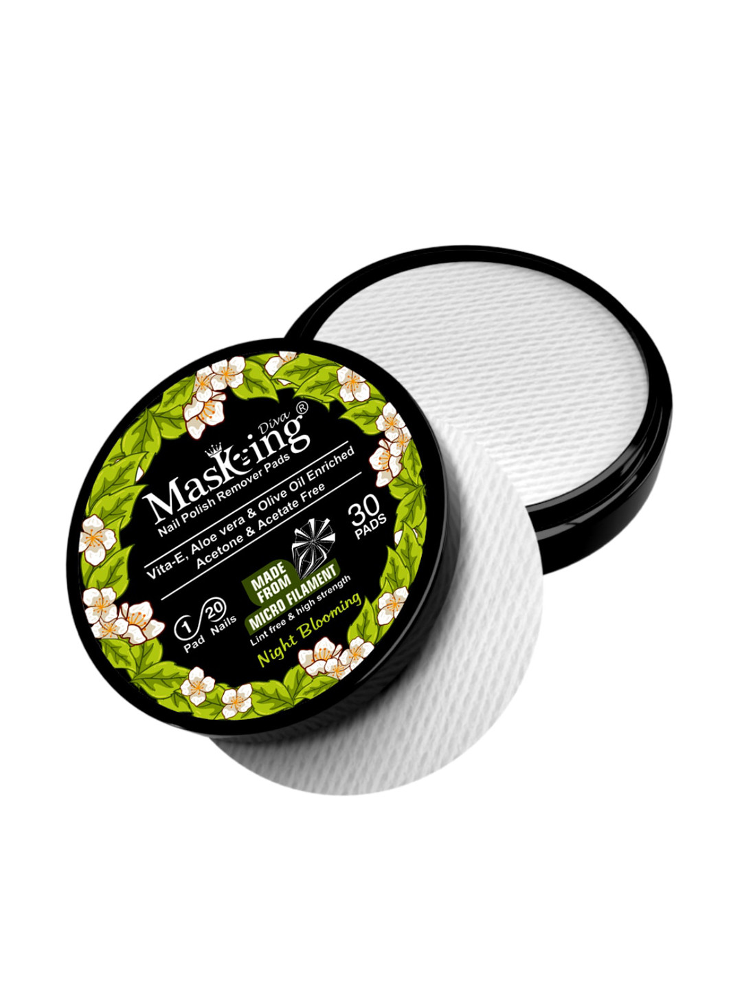 MasKing Pack of 4 Brightening Facial Mask and Nail Polish Remover Combo