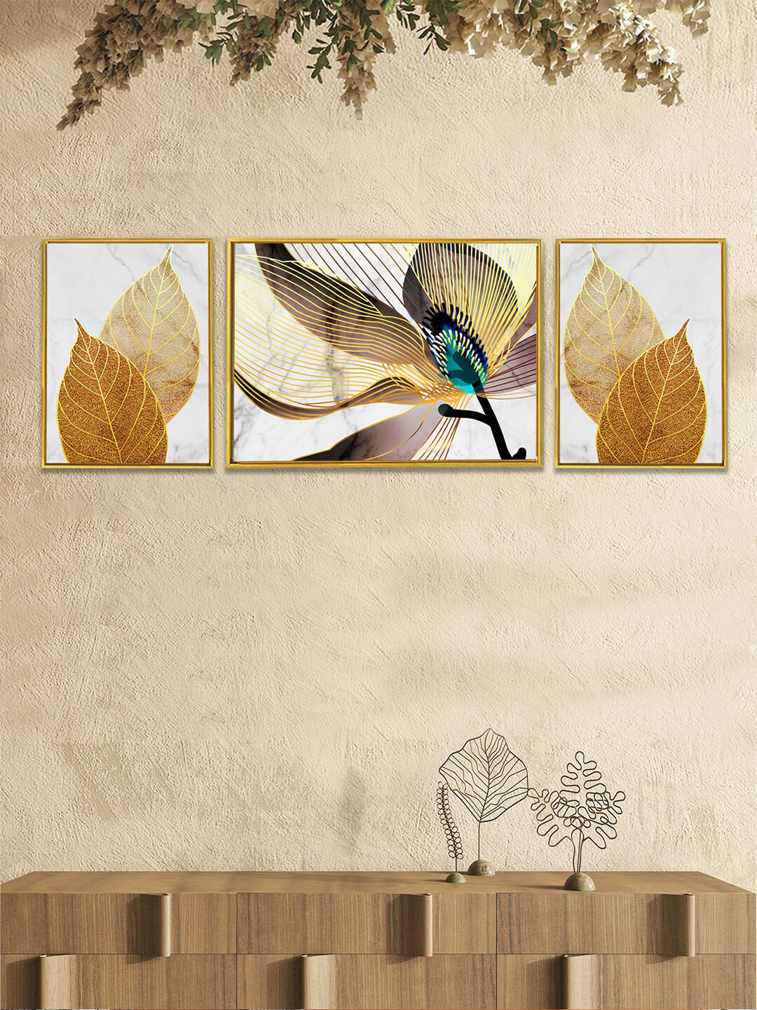 Art Street Canvas 3 Piece Wall Rectangle Paintings Wall Art