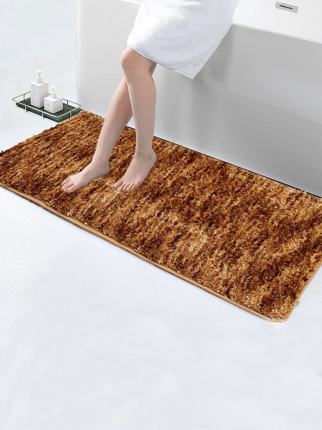 LUXEHOME INTERNATIONAL Brown Hawaii Runner