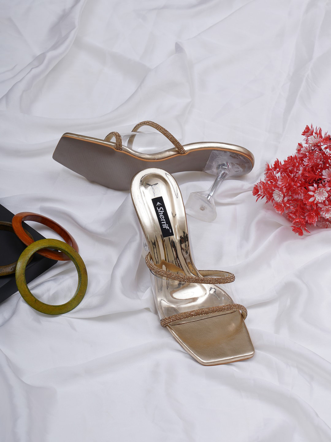 Sherrif Shoes Open Toe Heels