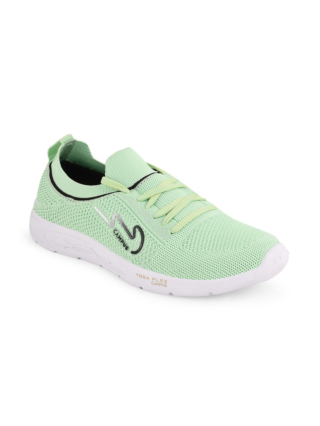 Campus Women CAMP BENCY Green Mesh Running Shoes