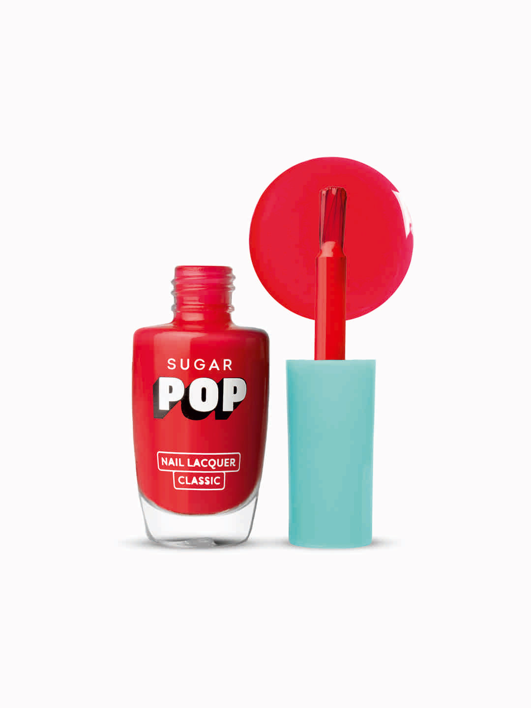 SUGAR POP Quick Drying Ultra Long-wear Glossy Finish Nail Lacquer 10 ml - Red Alert 13