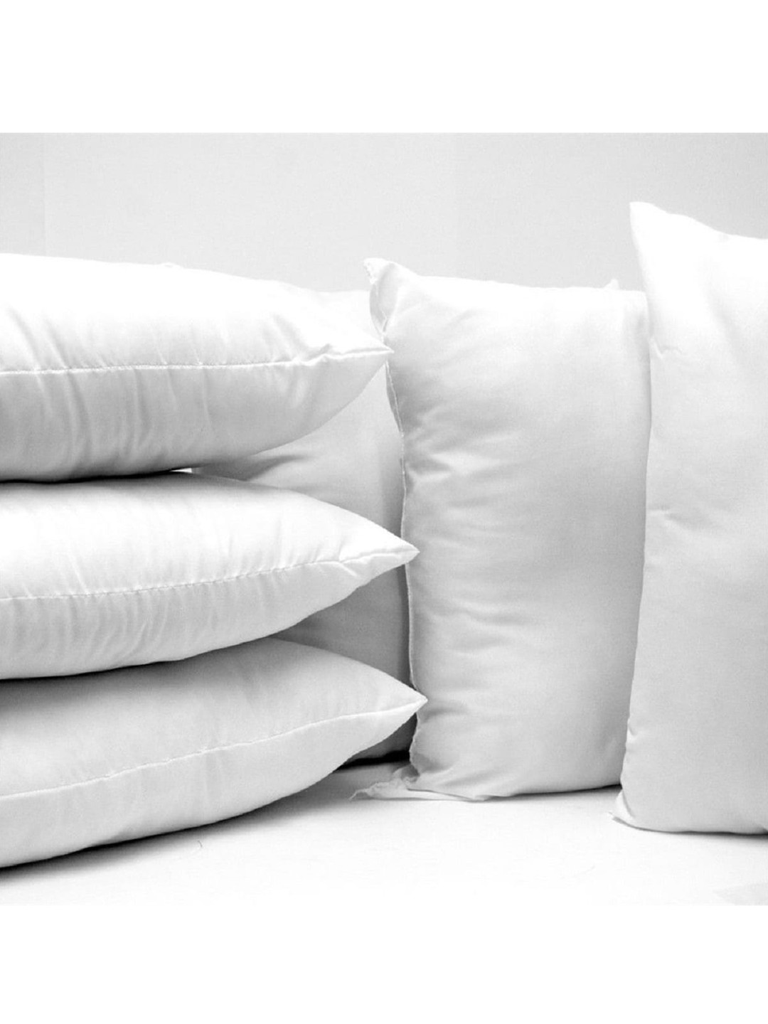 JDX Pack Of 5 White  Solid Cushion Fillers